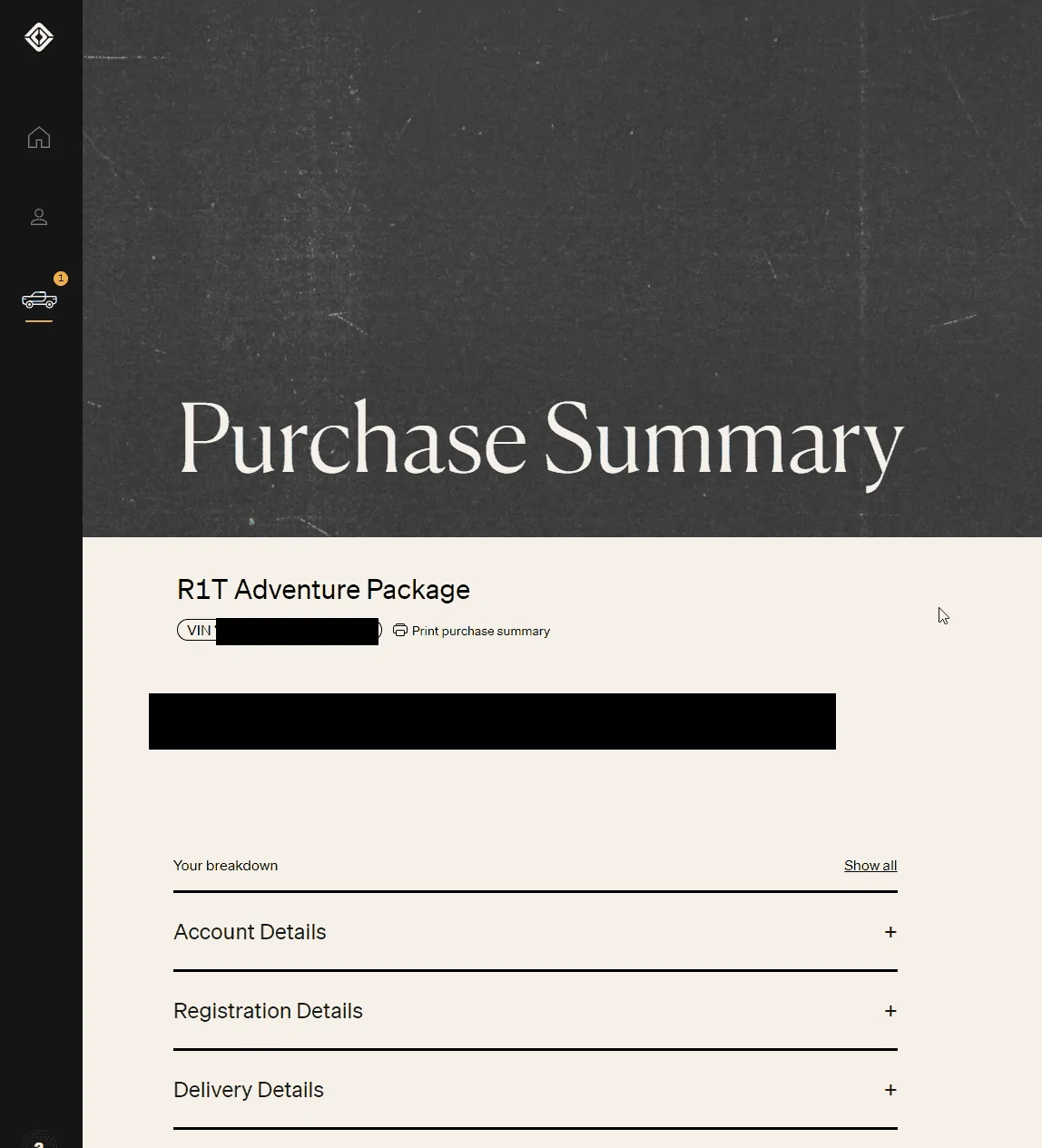 Rivian R1T R1S Time from VehicleID in API response to 8-steps? 1659739524803