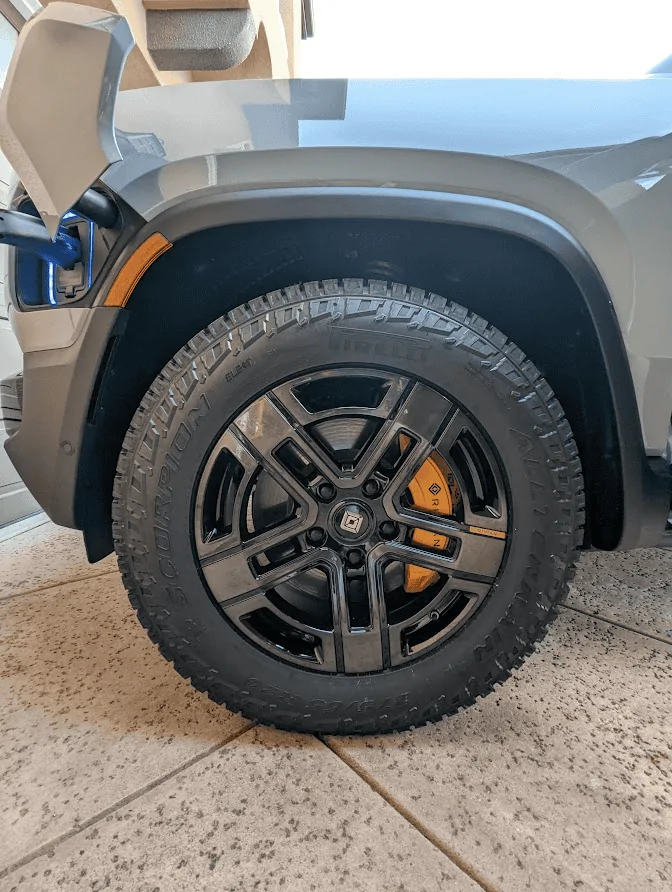 Rivian R1T R1S Satin Black Powder Coated Rivian Factory 21" Wheels 1659911270391