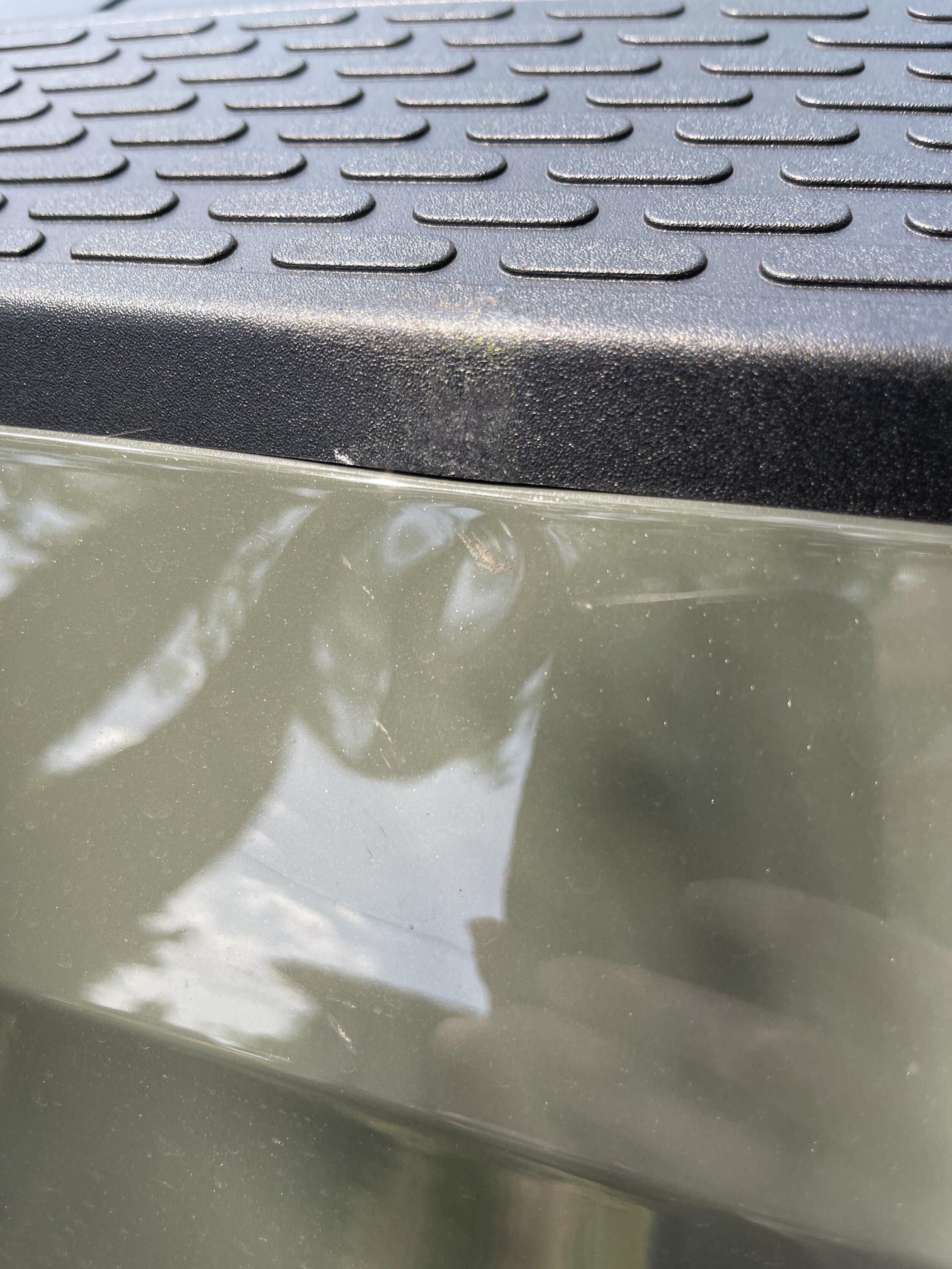 Rivian R1T R1S Dent on Truck Bed Body Panel AE75187E-2C6D-4D14-AA9B-6FDBFFA29E03