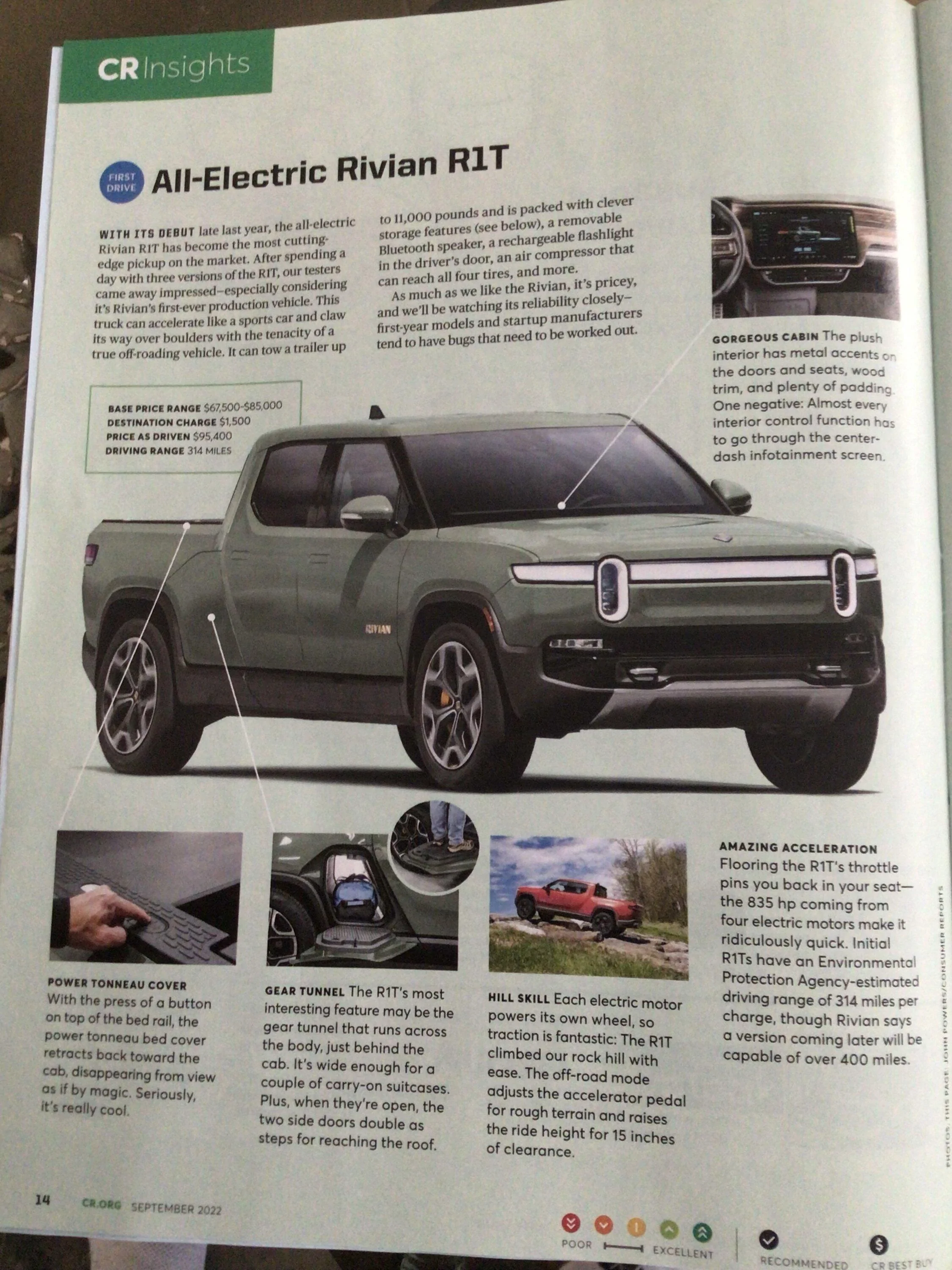 Rivian R1T R1S Consumer Reports tests an R1T for a day B1474431-0F3B-400C-A3AE-23F24A16BD6B