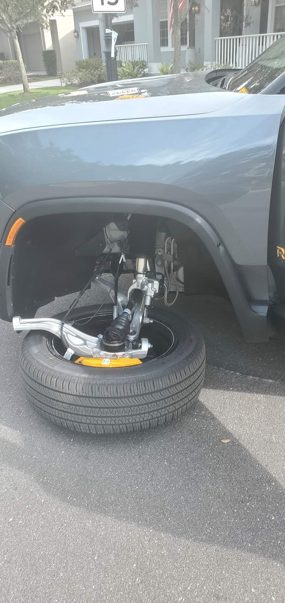 Rivian R1T R1S So your alignment is bad? Maybe this is why. FB_IMG_1660431117016