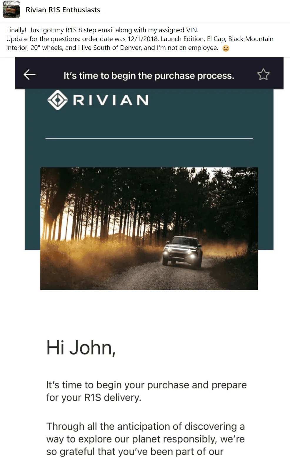 Rivian R1T R1S Quasi Betting Pool - World's first R1S customer delivery! 1660602871723