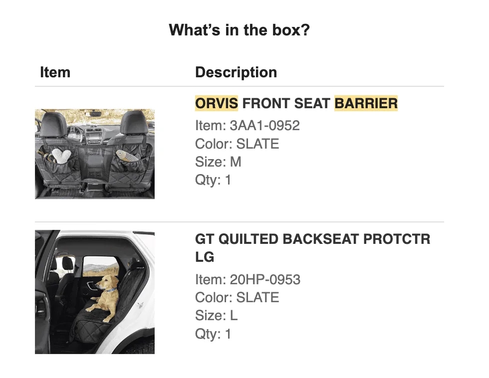 Rivian R1T R1S Thumbs (and paws) up for Orvis Seat Cover 1660662290848