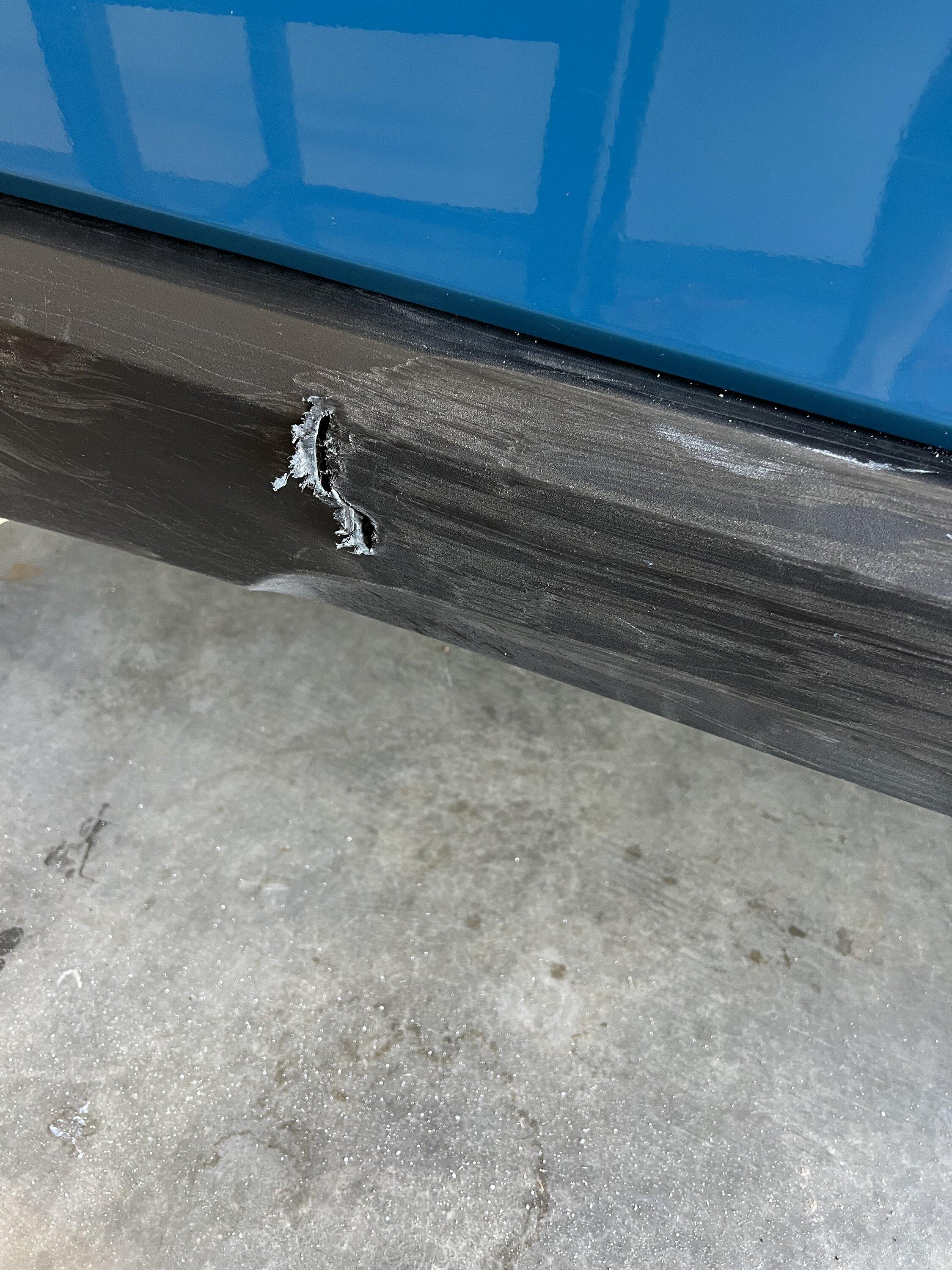 Rivian R1T R1S Fresh battle scar to my R1T from overlanding/off-roading weekend EEF310FB-FFBB-4CCF-A01D-5704EACA7D2C