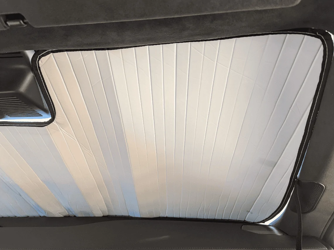 Rivian R1T R1S Decent option for front windshield sun shade Screen Shot 2022-08-18 at 1.44.24 AM