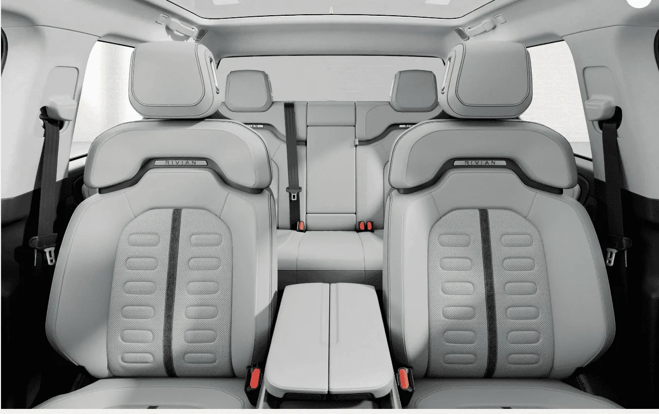 Rivian R1T R1S [Update: Official look at new OC interior w/ dark-stained ash wood] Ocean Coast with BM wood trim are shipping soon according to service center guide 1660846644701
