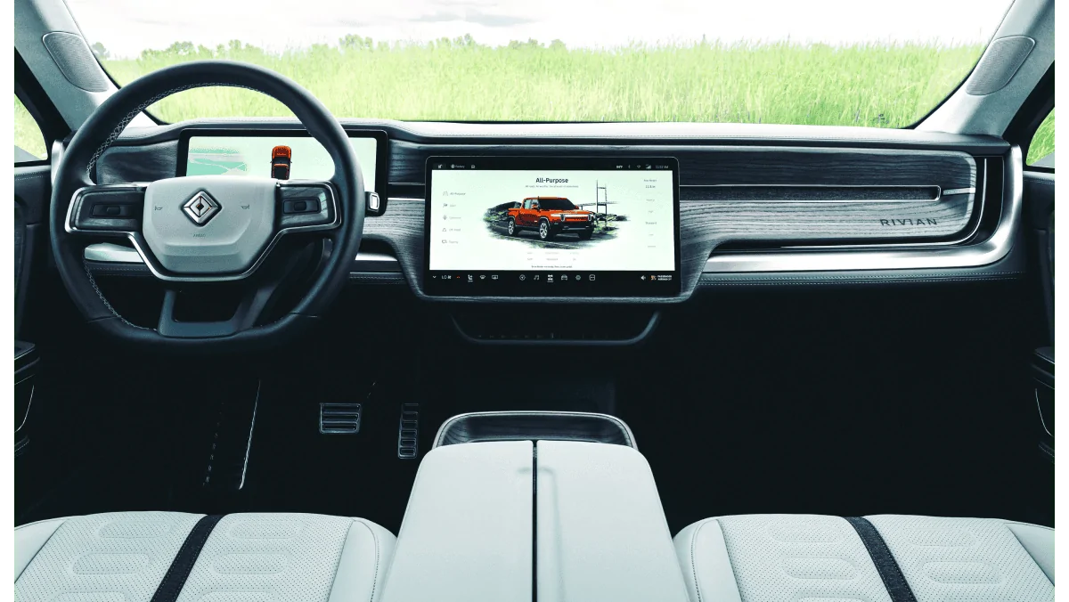 Rivian R1T R1S Email: Ocean Coast Design Update – Dark Ash Wood or Wrapped Vegan Leather 668274db-8988-43aa-bbaf-2993ec3f989