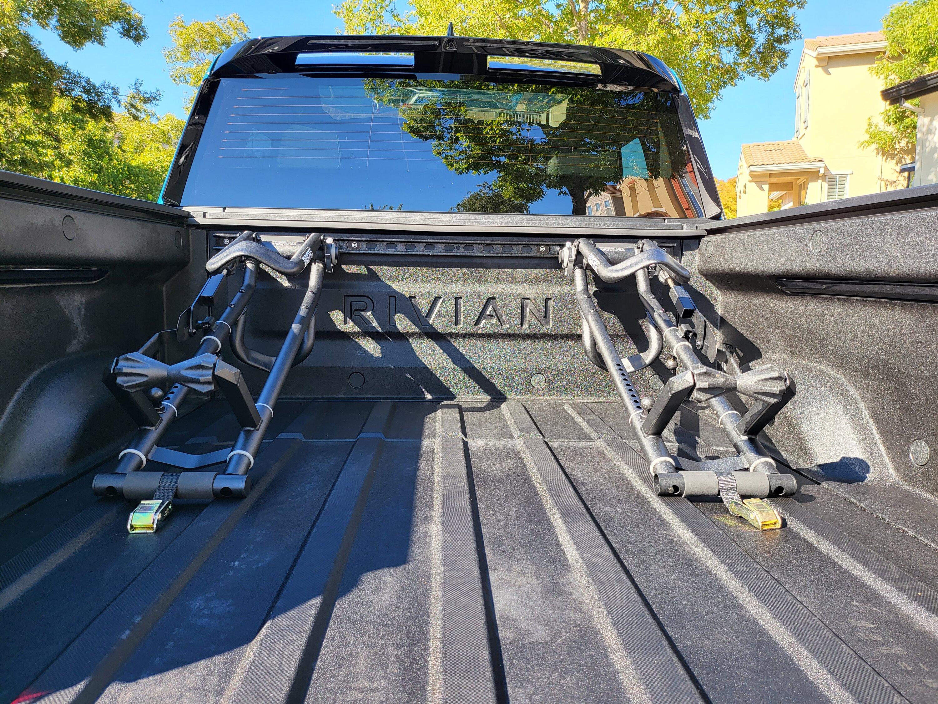 Rivian R1T R1S Ultimate MTB / Bike Carrier installed 20220812_165441