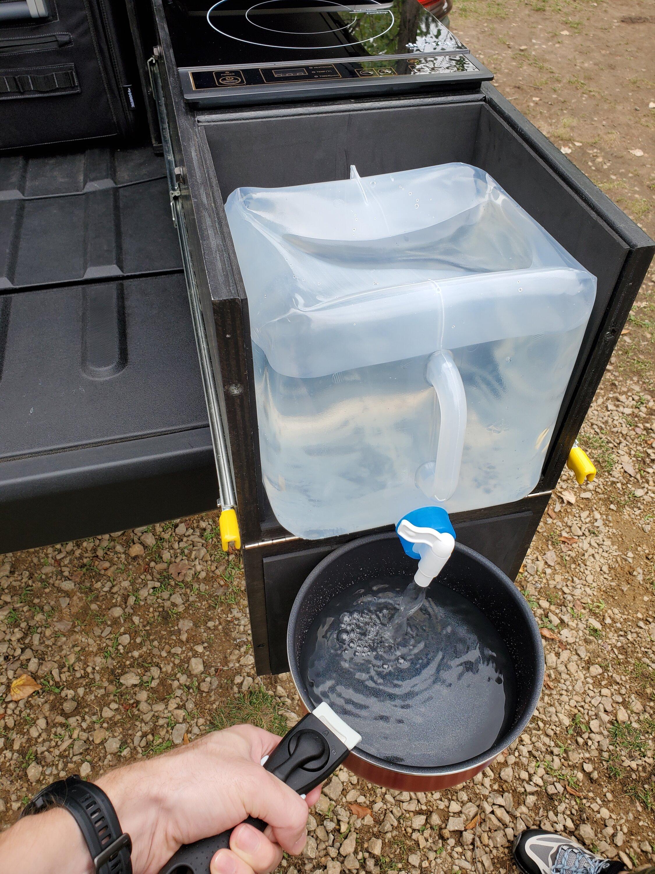 Rivian R1T R1S DIY Camp Kitchen - Bed mounted in R1T (with pictures) 20220814_175524