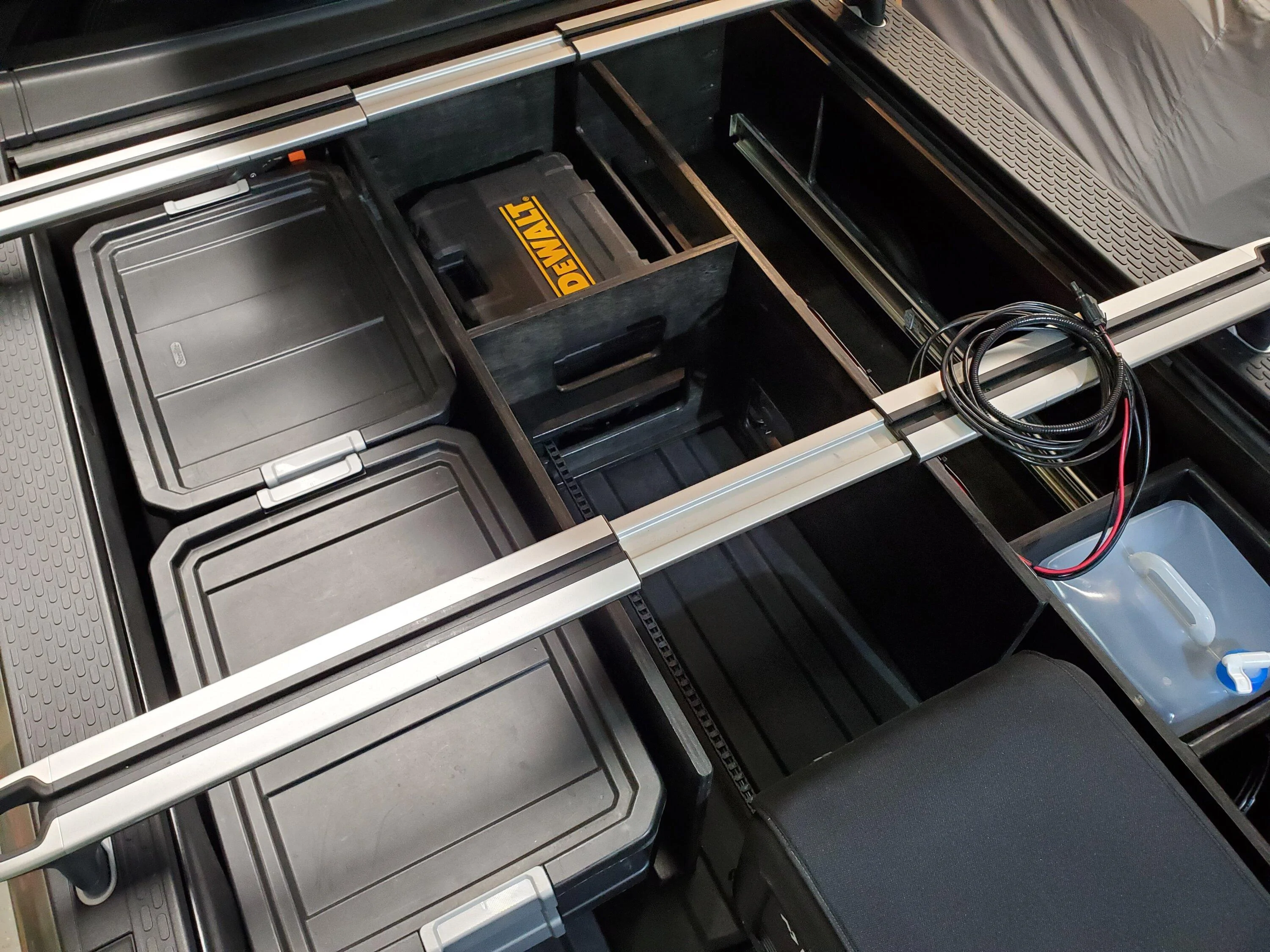 Rivian R1T R1S DIY Camp Kitchen - Bed mounted in R1T (with pictures) 20220812_124449