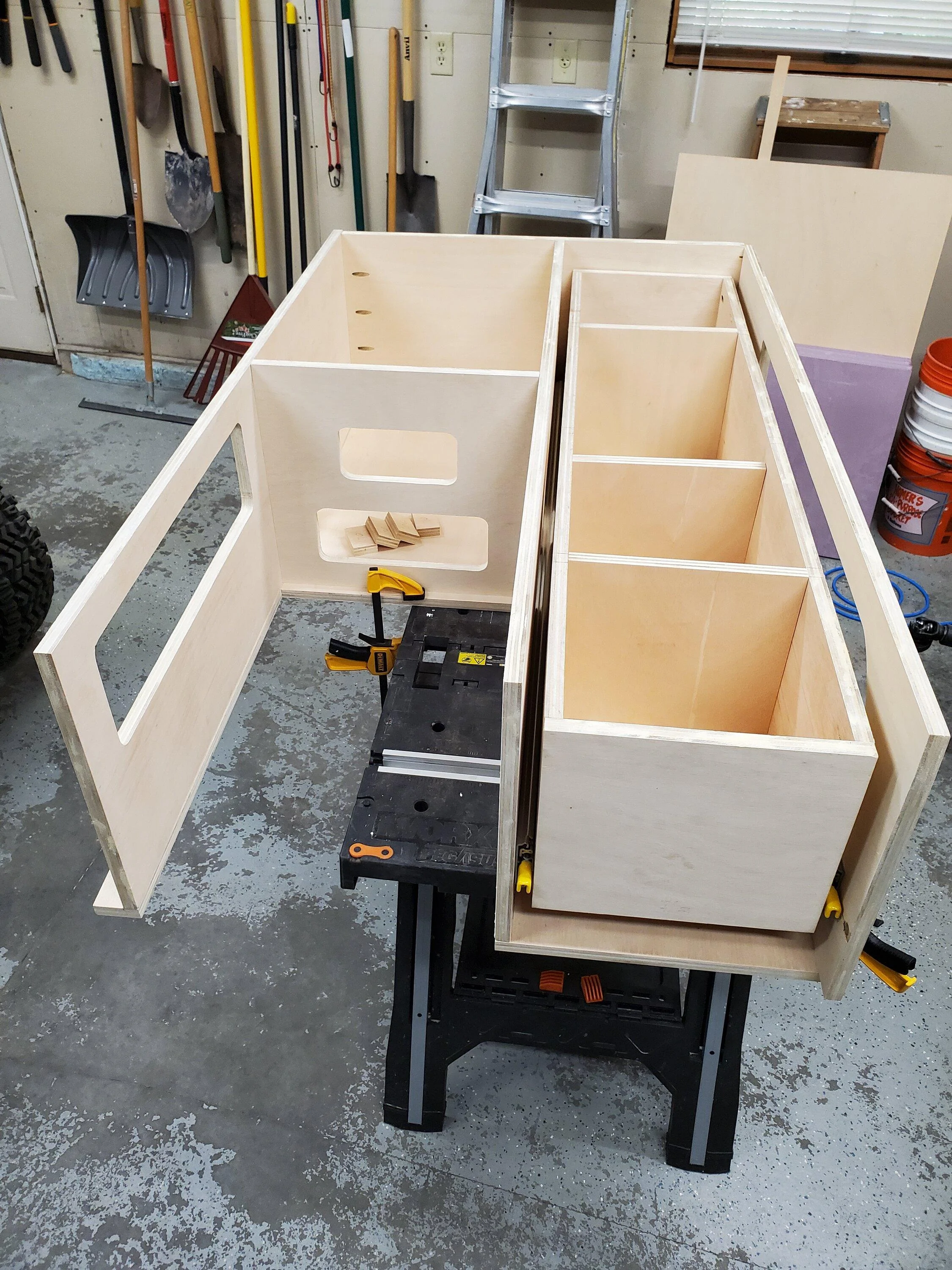 Rivian R1T R1S DIY Camp Kitchen - Bed mounted in R1T (with pictures) 20220730_114504