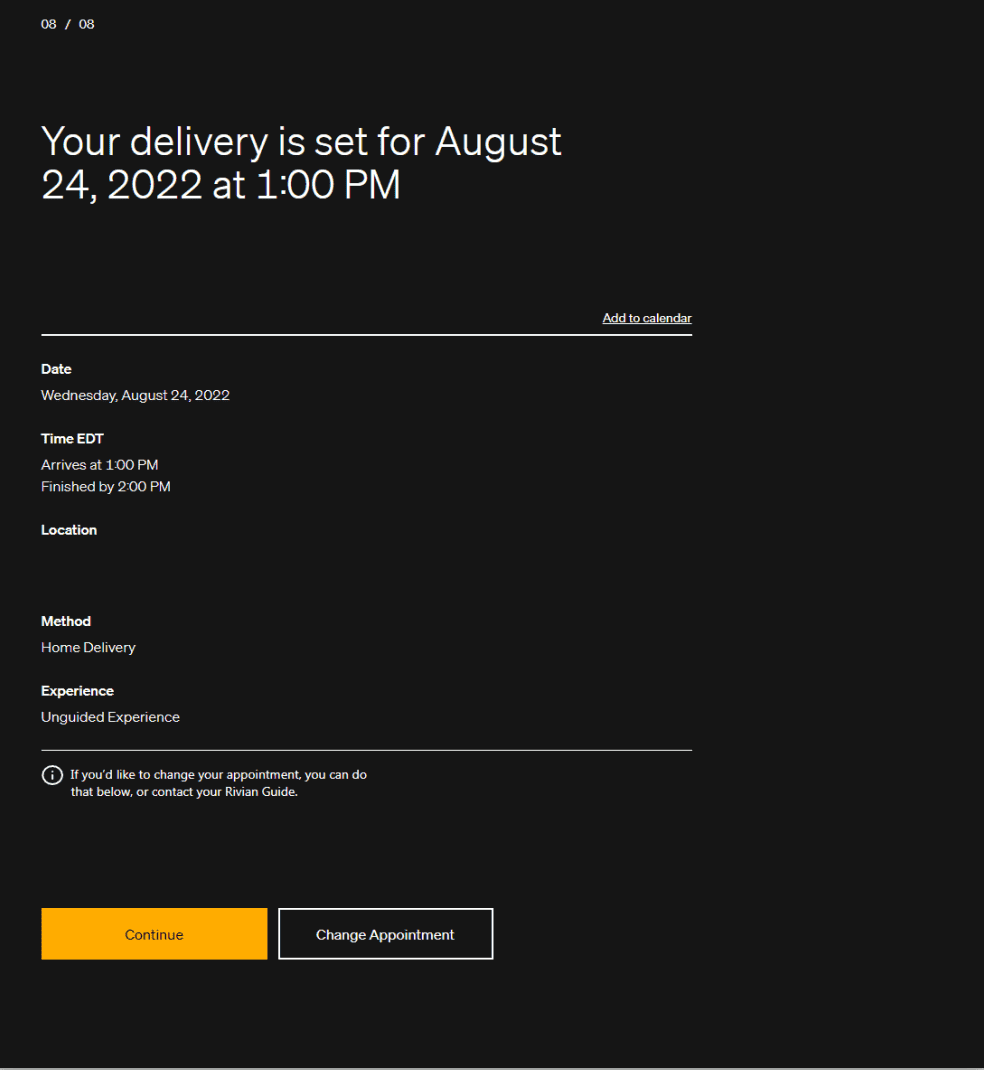 Rivian R1T R1S R1T Home Delivery - What's Your Experience? 1661028287924