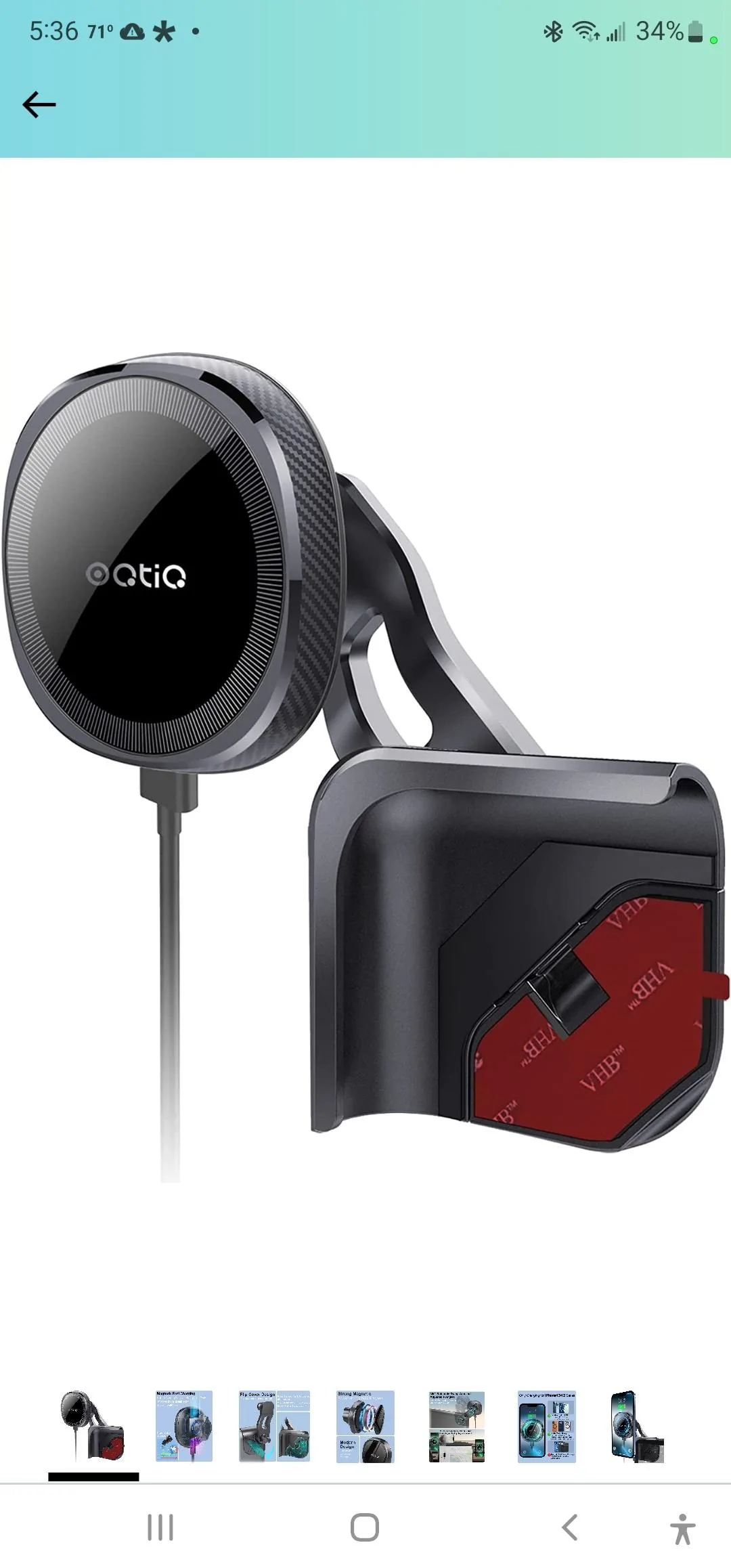 Rivian R1T R1S Mounting a cell phone.  Has anyone done it? Screenshot_20220820-173643_Amazon Shopping
