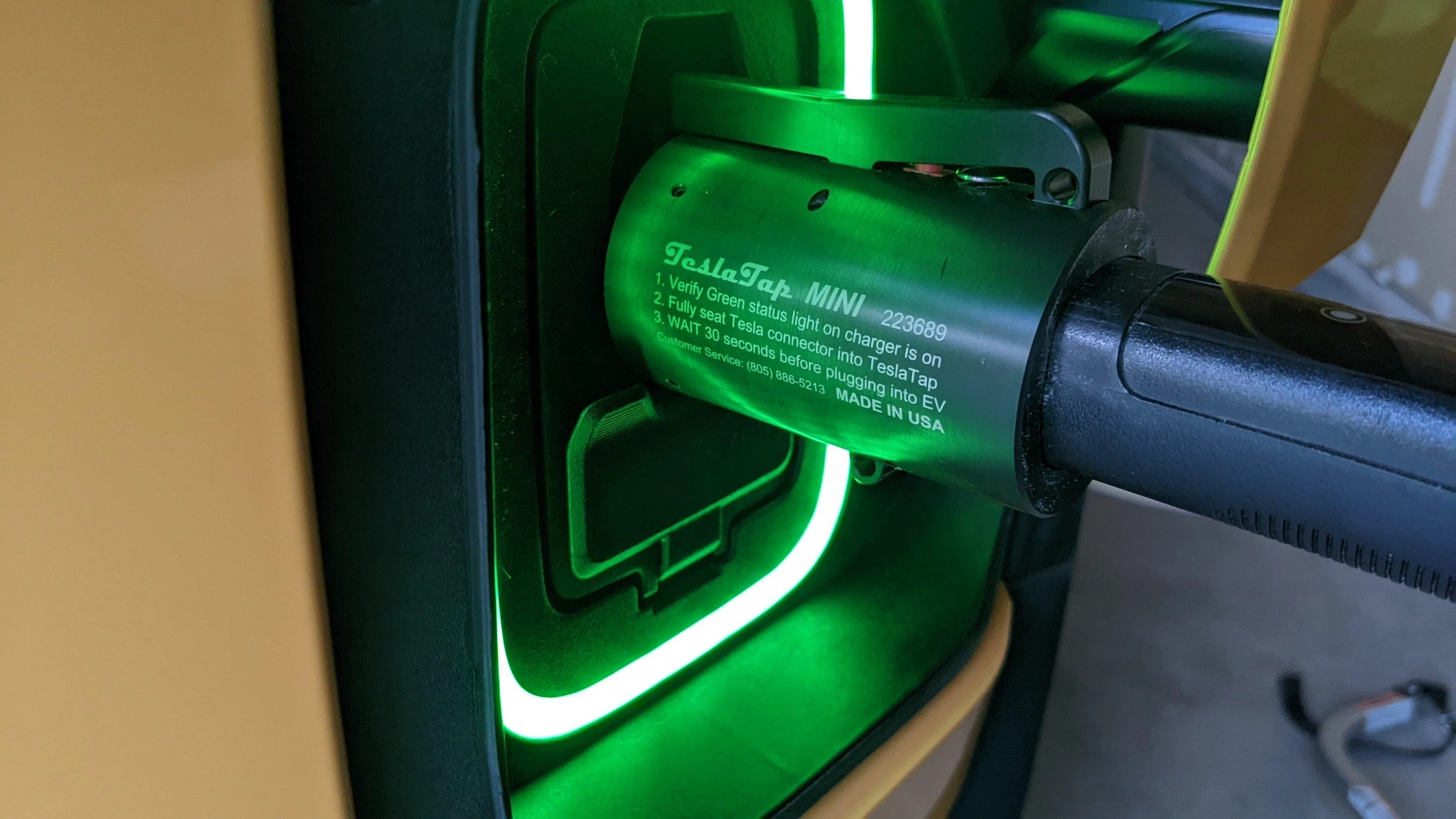 Rivian R1T R1S Using a 48a Tesla wall connector to charge an R1T PXL_20220728_015155117