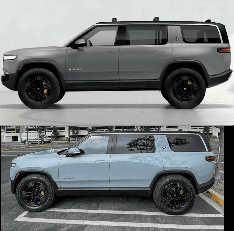 Rivian R1T R1S ? LIMESTONE R1S  Photos Screen Shot 2022-08-23 at 3.22.06 PM
