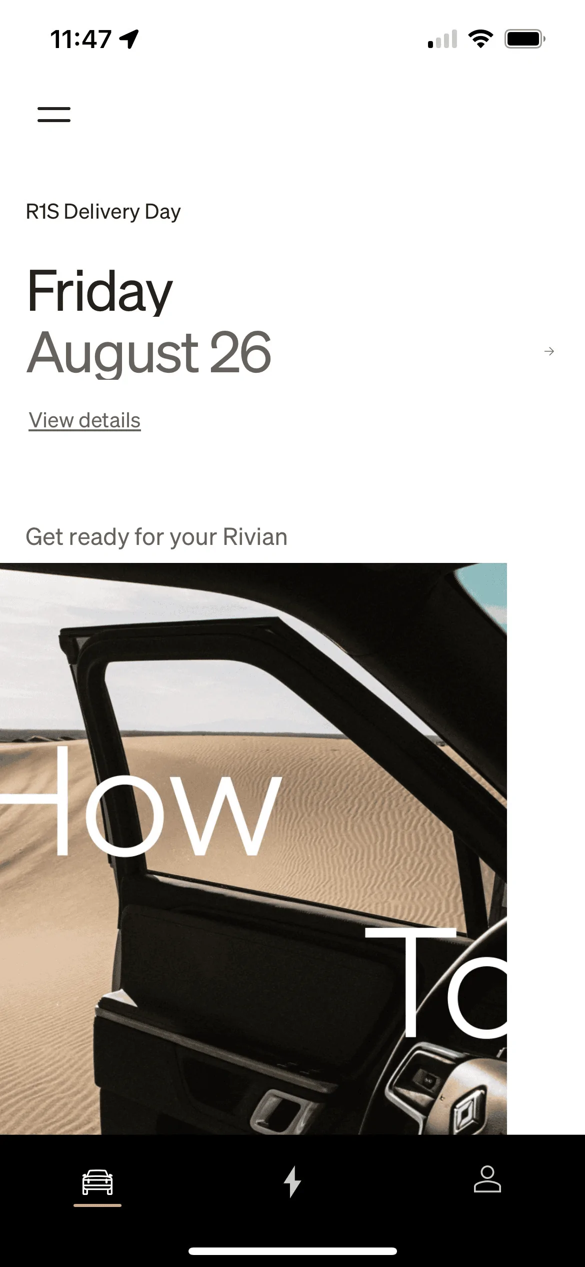 Rivian R1T R1S ? [UPDATE: R1S Delivered! First Reactions + Photos] Friday will be a good day -- scheduled R1S delivery date 1661356406491