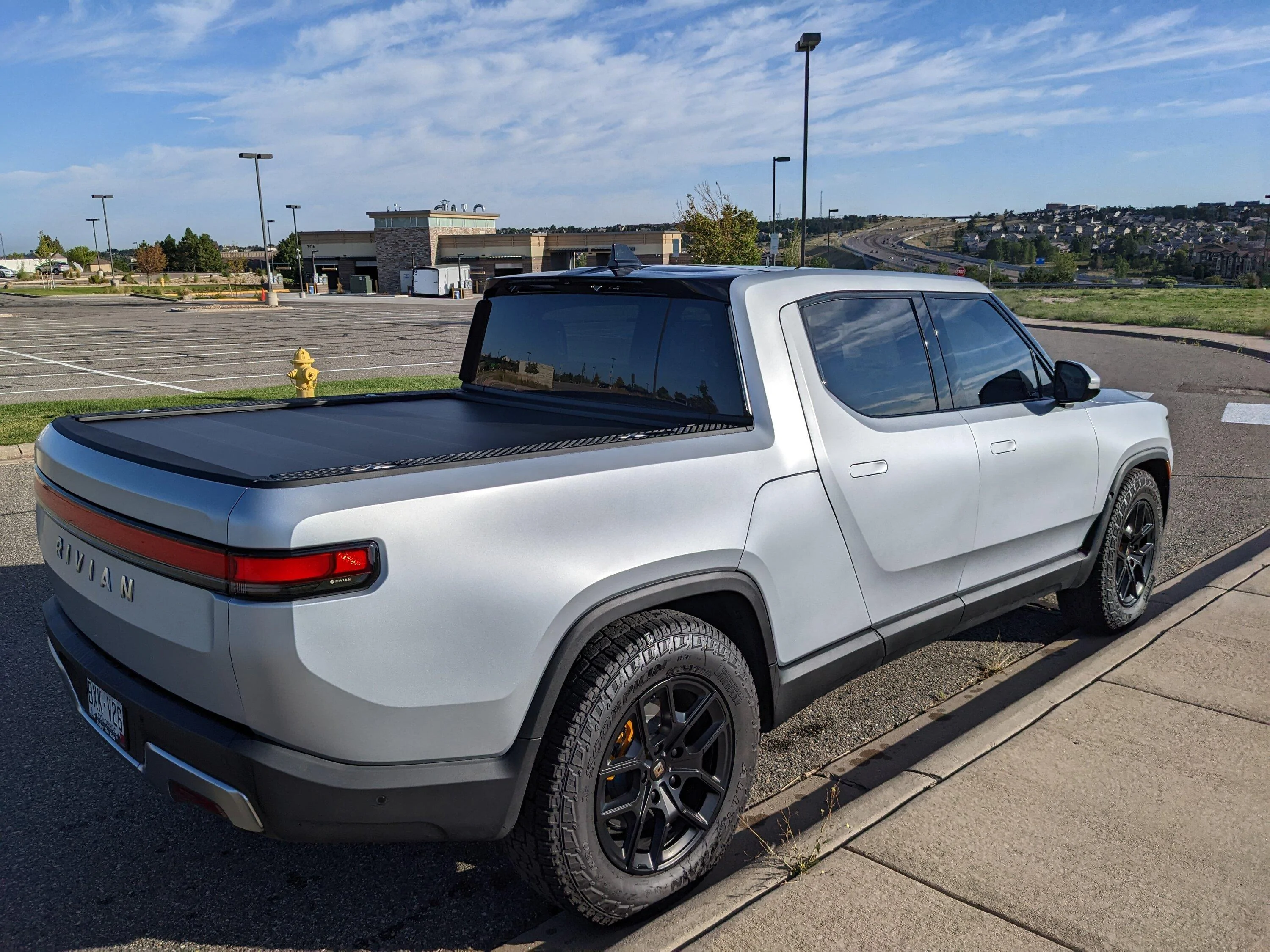 Rivian R1T R1S LA Silver R1T w/ XPEL Stealth PPF Wrap PXL_20220825_140813252