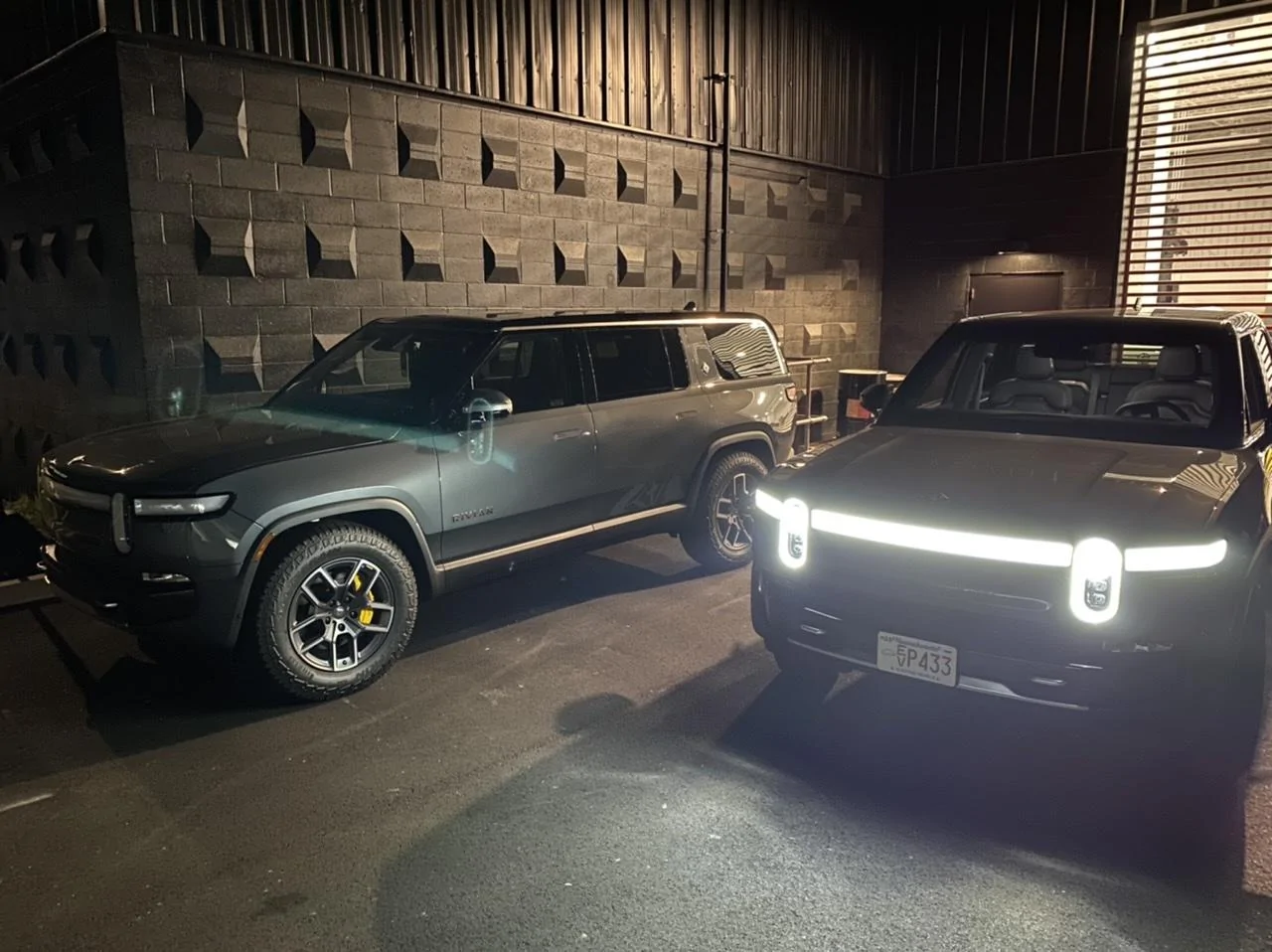 Rivian R1T R1S Four R1S are here at Chelsea MA Rivian Service Center! 504E2BDF-259A-40D3-8CBB-4F3911B0B3E5