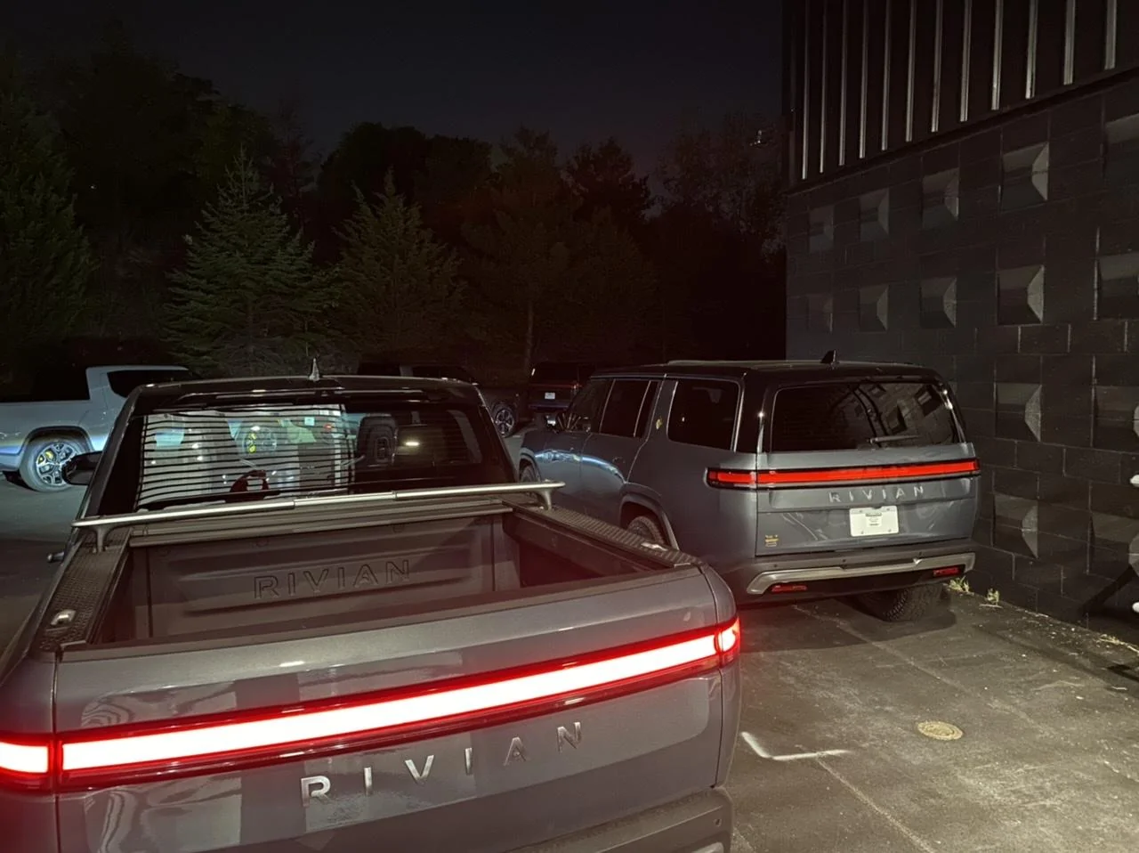Rivian R1T R1S Four R1S are here at Chelsea MA Rivian Service Center! FD4FD1CB-8238-45B0-B19B-67747CFBEAFE