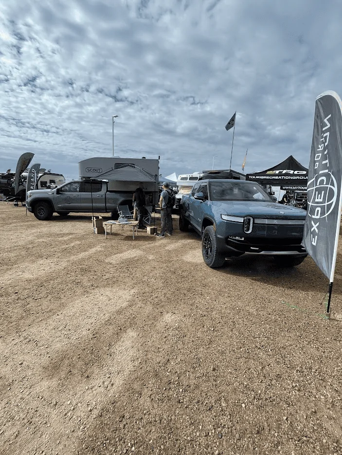 Rivian R1T R1S Overland Expo Mountain West: Launch Green R1S and Rivian Blue R1T 1661550734400