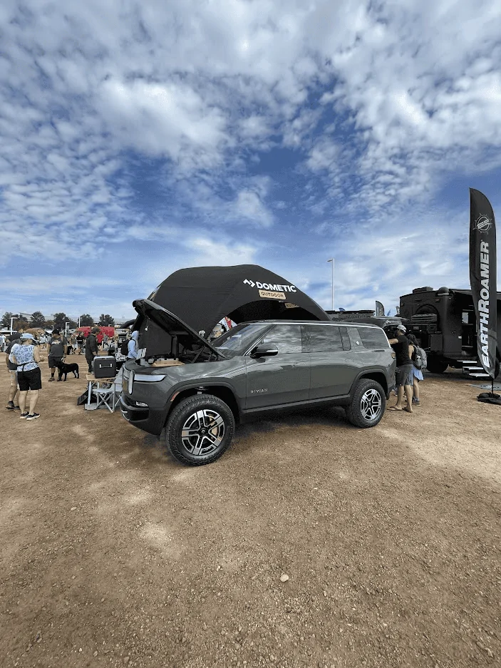 Rivian R1T R1S Overland Expo Mountain West: Launch Green R1S and Rivian Blue R1T 1661550752921