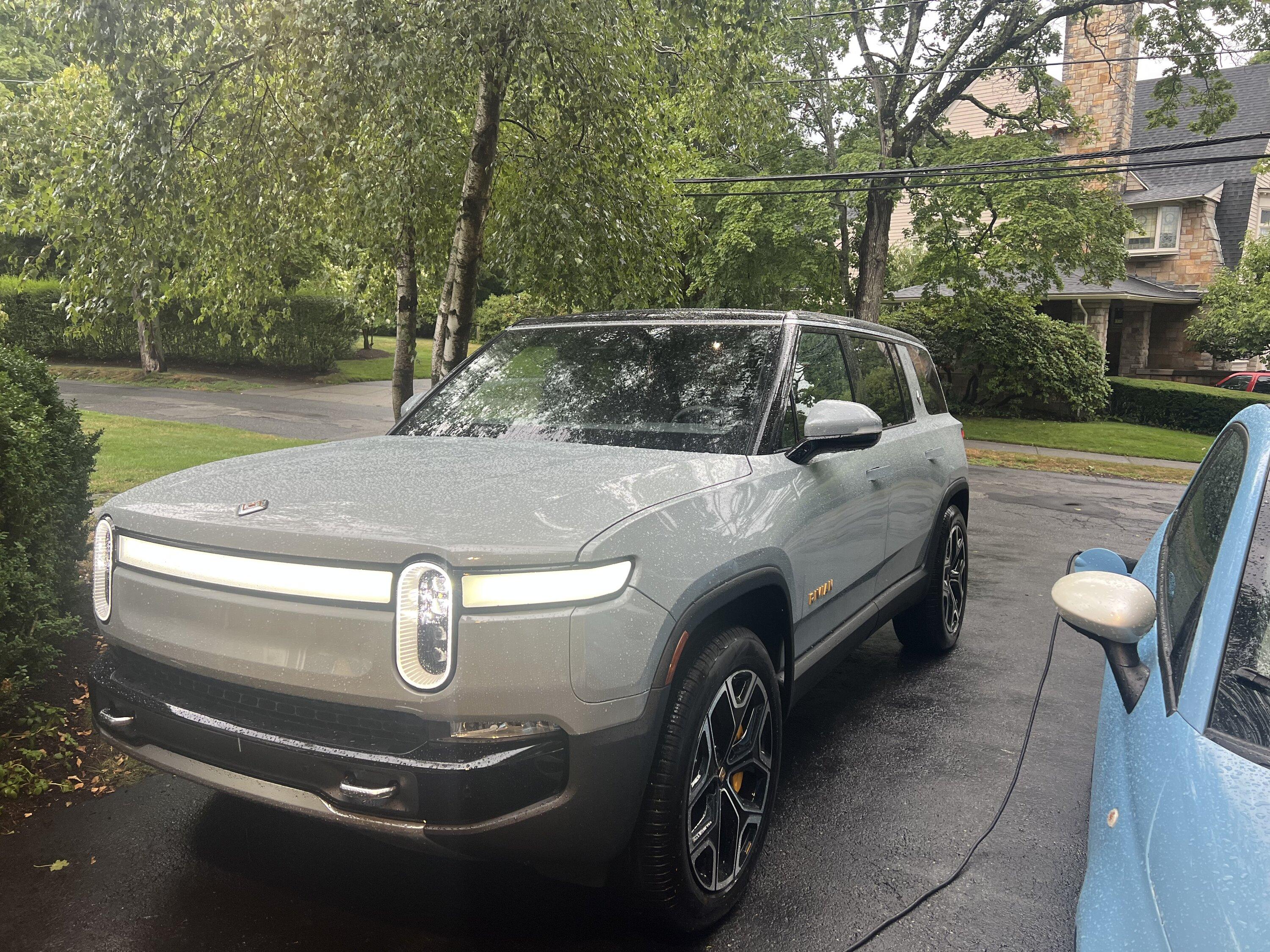 Rivian R1T R1S Four R1S are here at Chelsea MA Rivian Service Center! D4C34DE8-5ADB-4345-B22D-B69BB27897F8