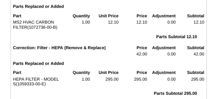 Rivian R1T R1S Rivian have HEPA filters? 1661714115863