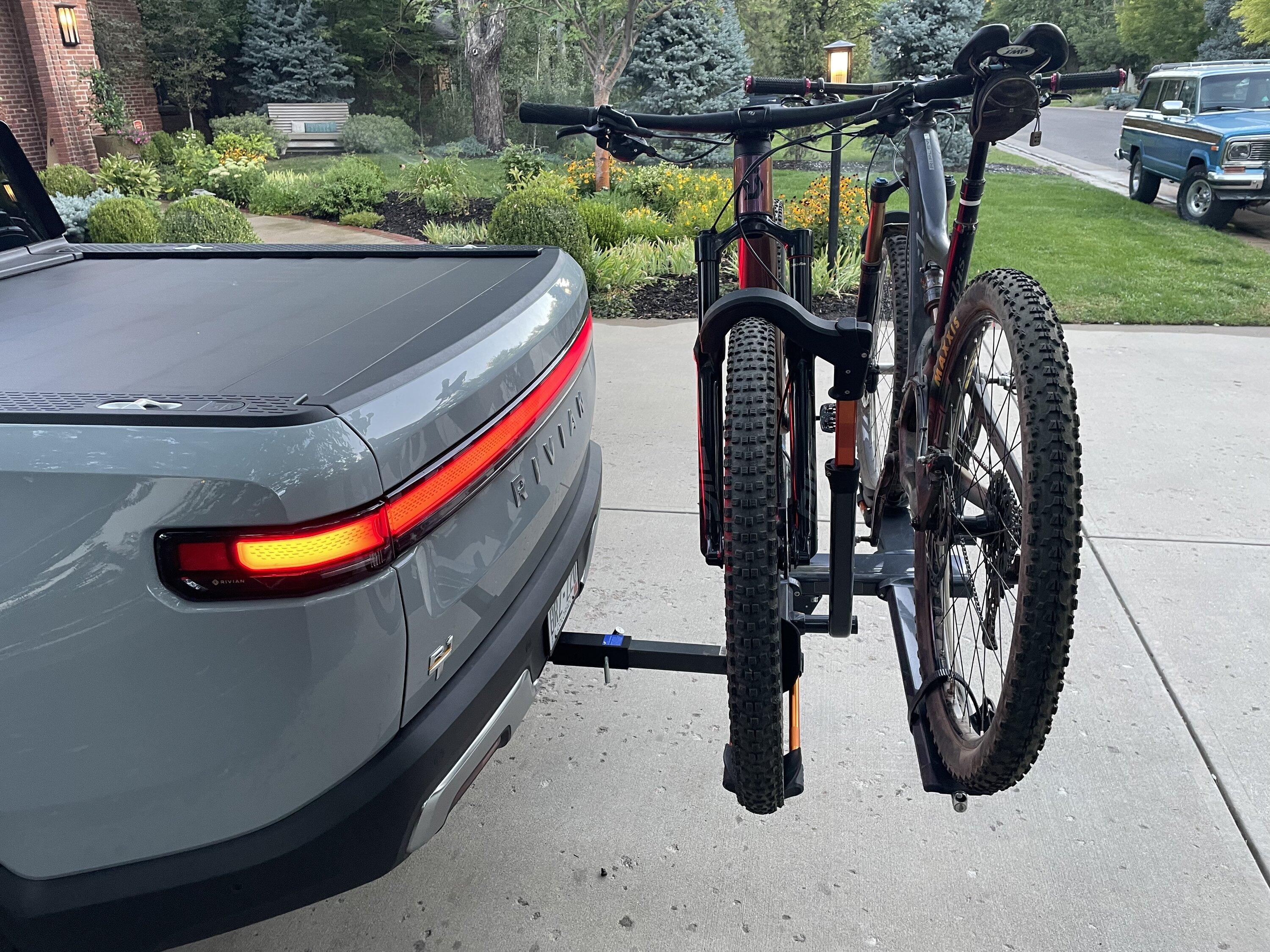 Rivian R1T R1S Bed mounted vs hitch mounted bike rack? 5CD36A1E-E788-4142-9A61-A536334BF482