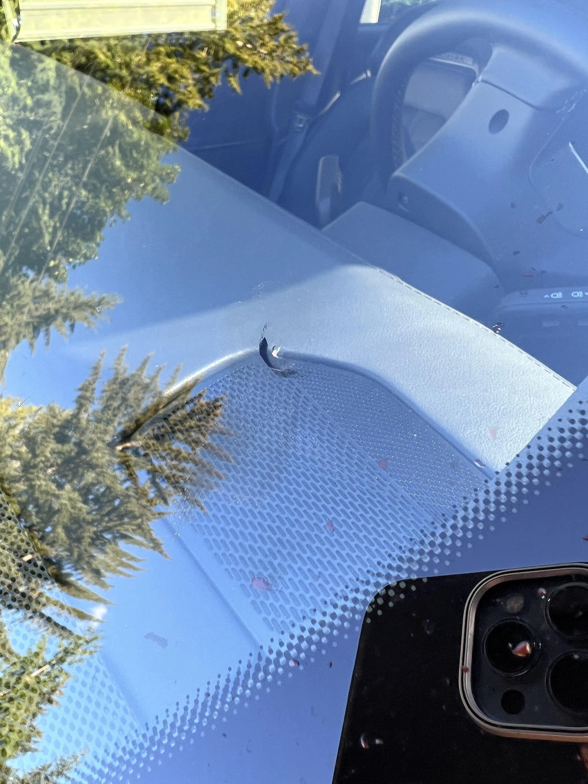 Rivian R1T R1S IT HAPPENED AGAIN (Rock Damaged Windshield) A8332D72-244D-4185-A6AF-4342506B3AAD