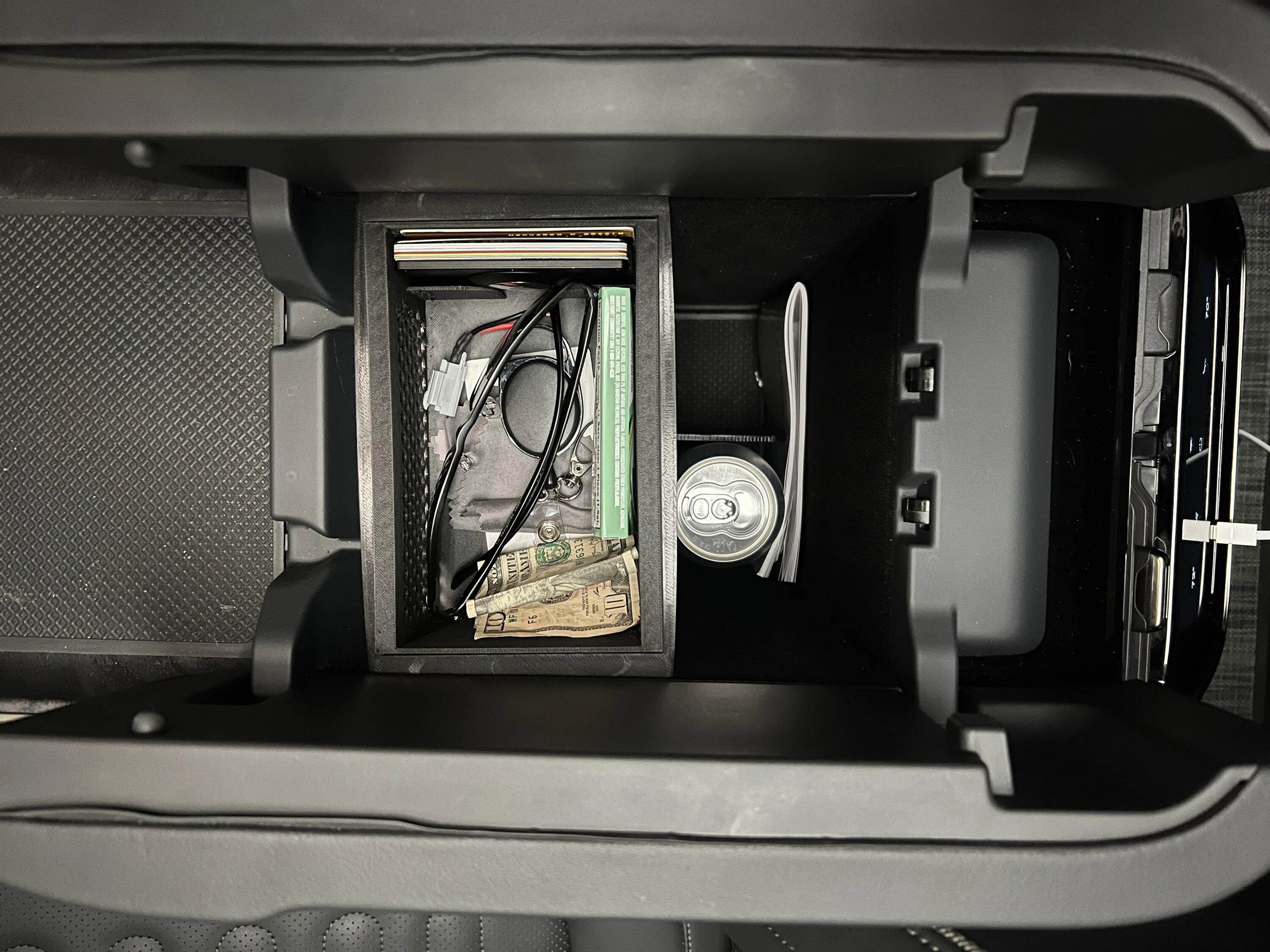 Rivian R1T R1S Center Console Tray IMG_0746