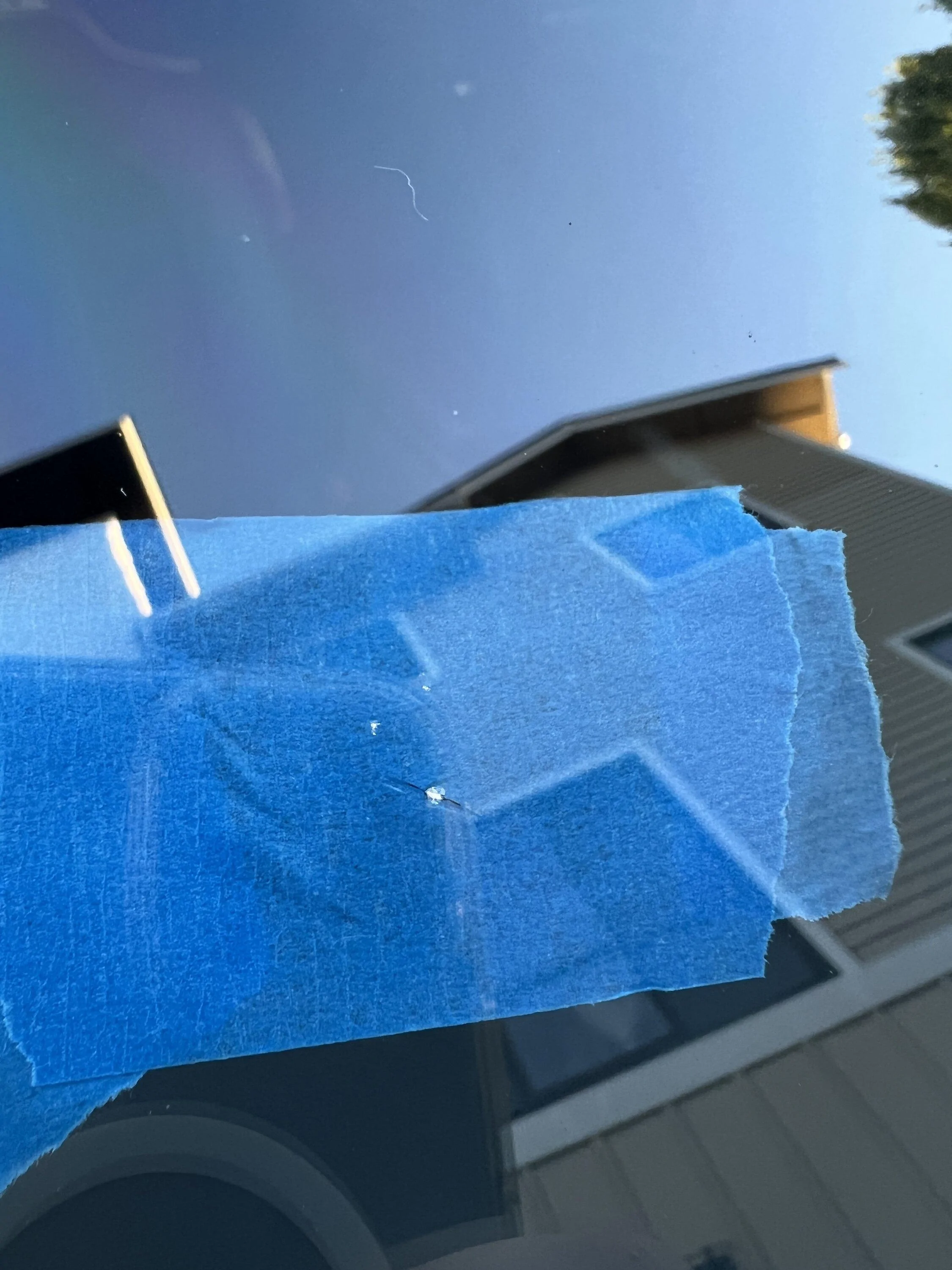 Rivian R1T R1S IT HAPPENED AGAIN (Rock Damaged Windshield) IMG_0452