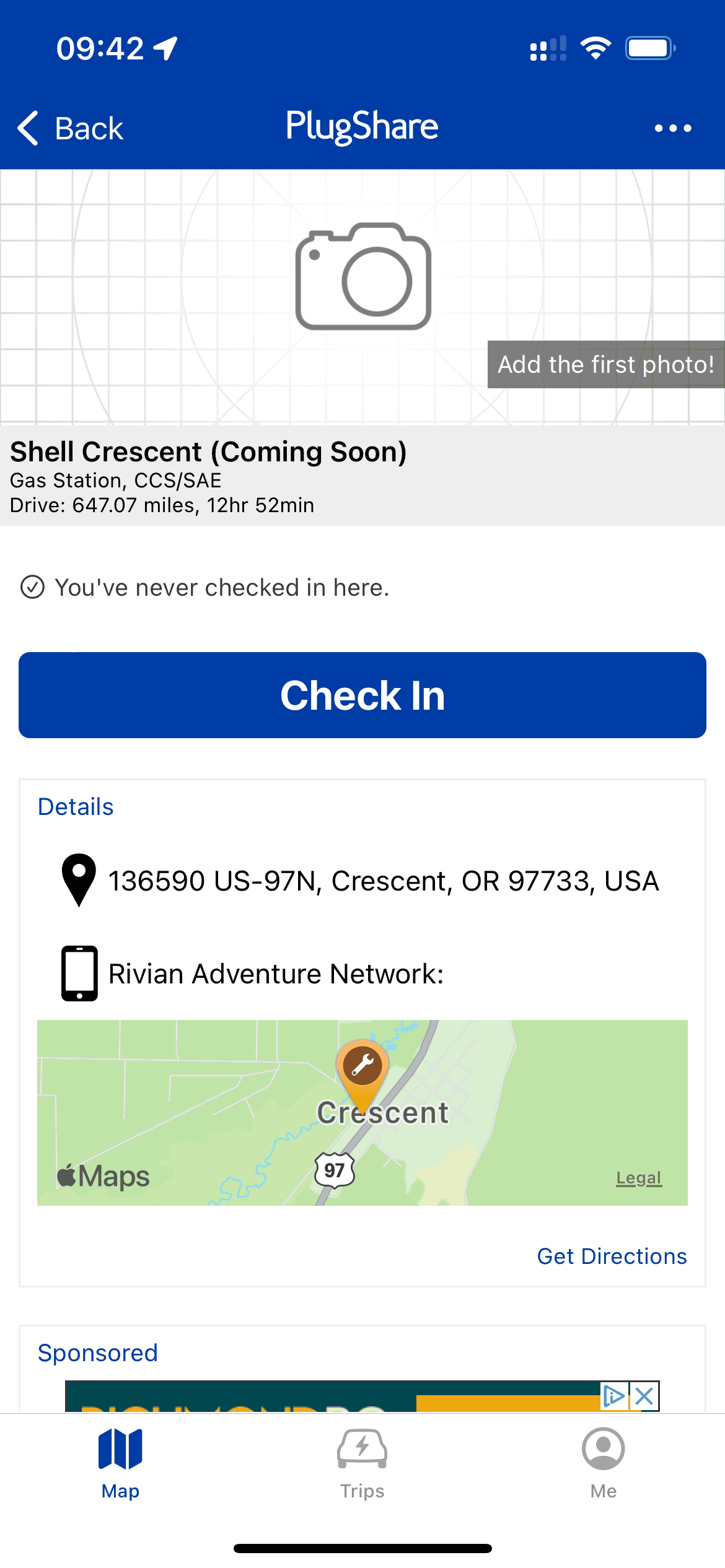 Rivian R1T R1S RAN Rivian Charging Stations Locations Map via Google Maps 001DBBCC-6D8A-4E7D-8C9B-4438638F56D9