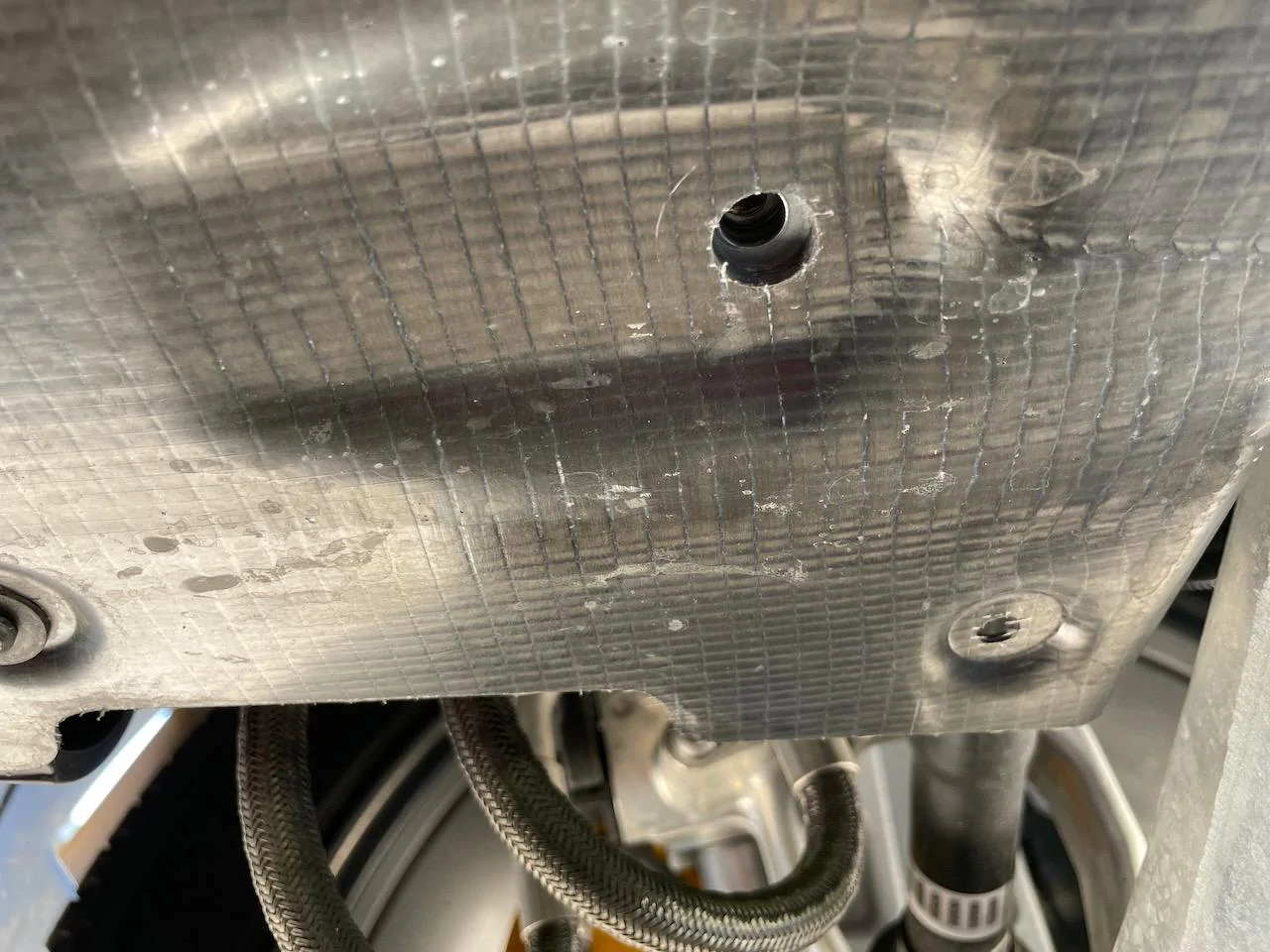 Rivian R1T R1S PSA on Loose Underbody Shield Bolts IMG_5023