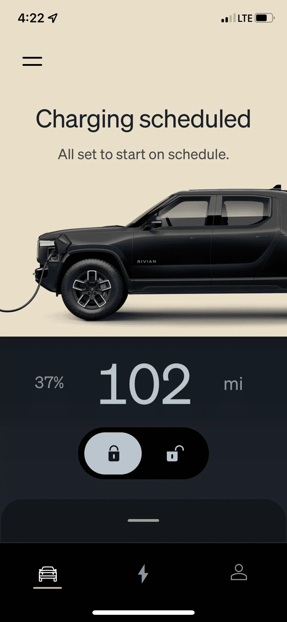 Rivian R1T R1S Houston pick up experience, GPS not recognizing my physical house, A/C condensate in garage, charging schedule issue DDF81FC5-4040-4C84-8D68-07C008050956