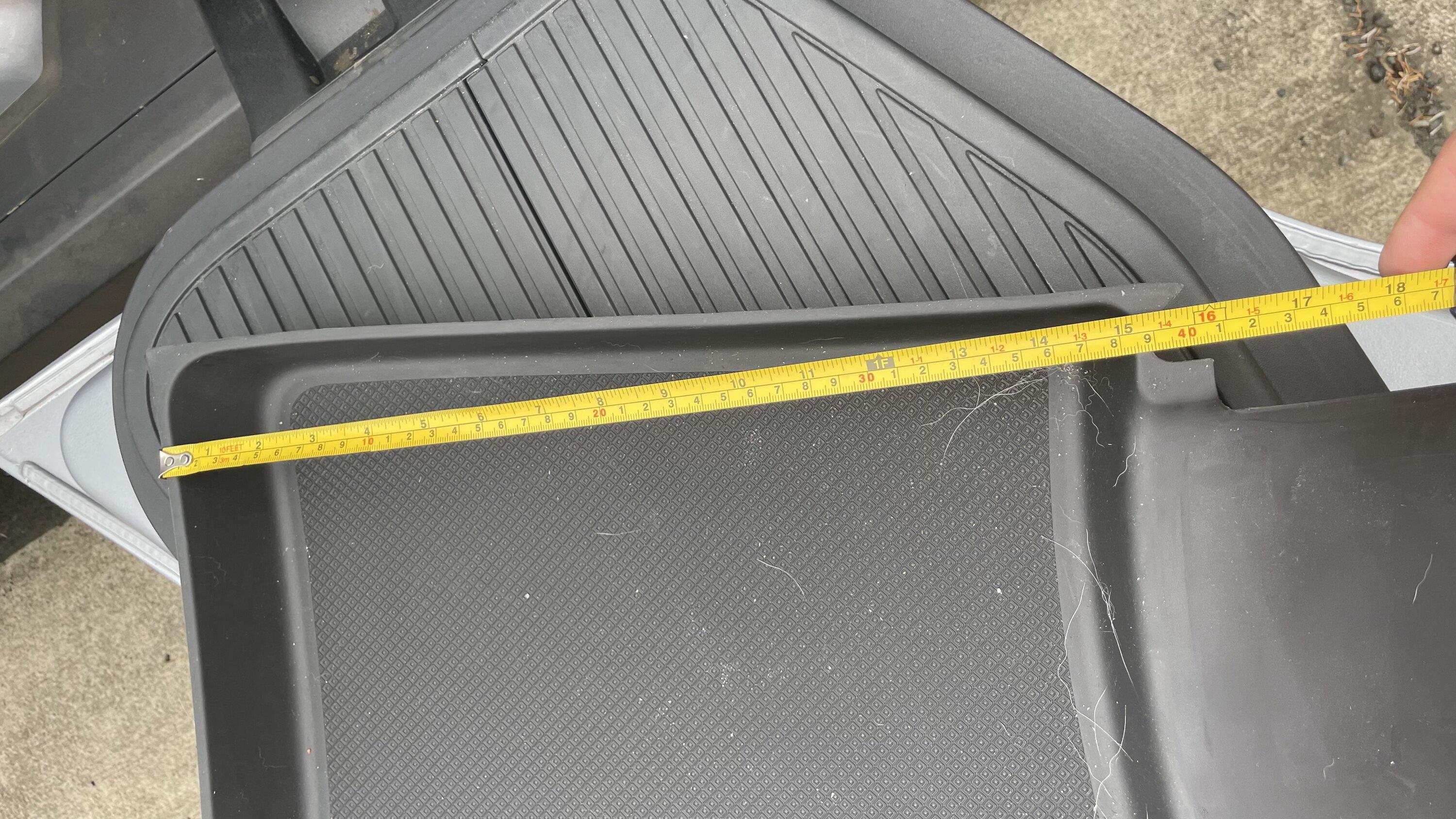 Rivian R1T R1S Dimensions of the floor tray for a cooler? C045D861-A435-4704-B4FE-A916AC8F229A