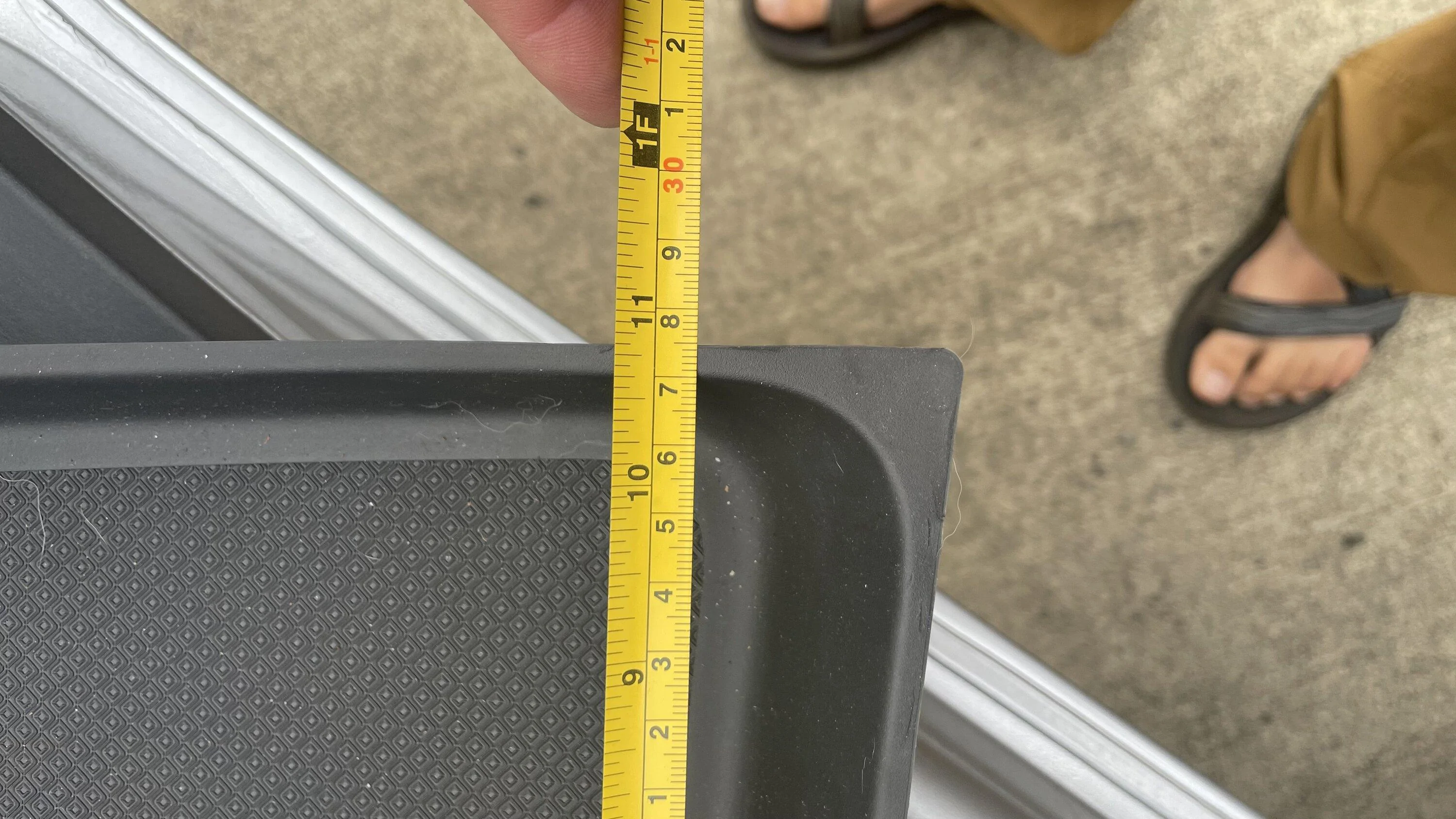 Rivian R1T R1S Dimensions of the floor tray for a cooler? A90B8EA3-630C-4C70-9DF3-541386FD7592