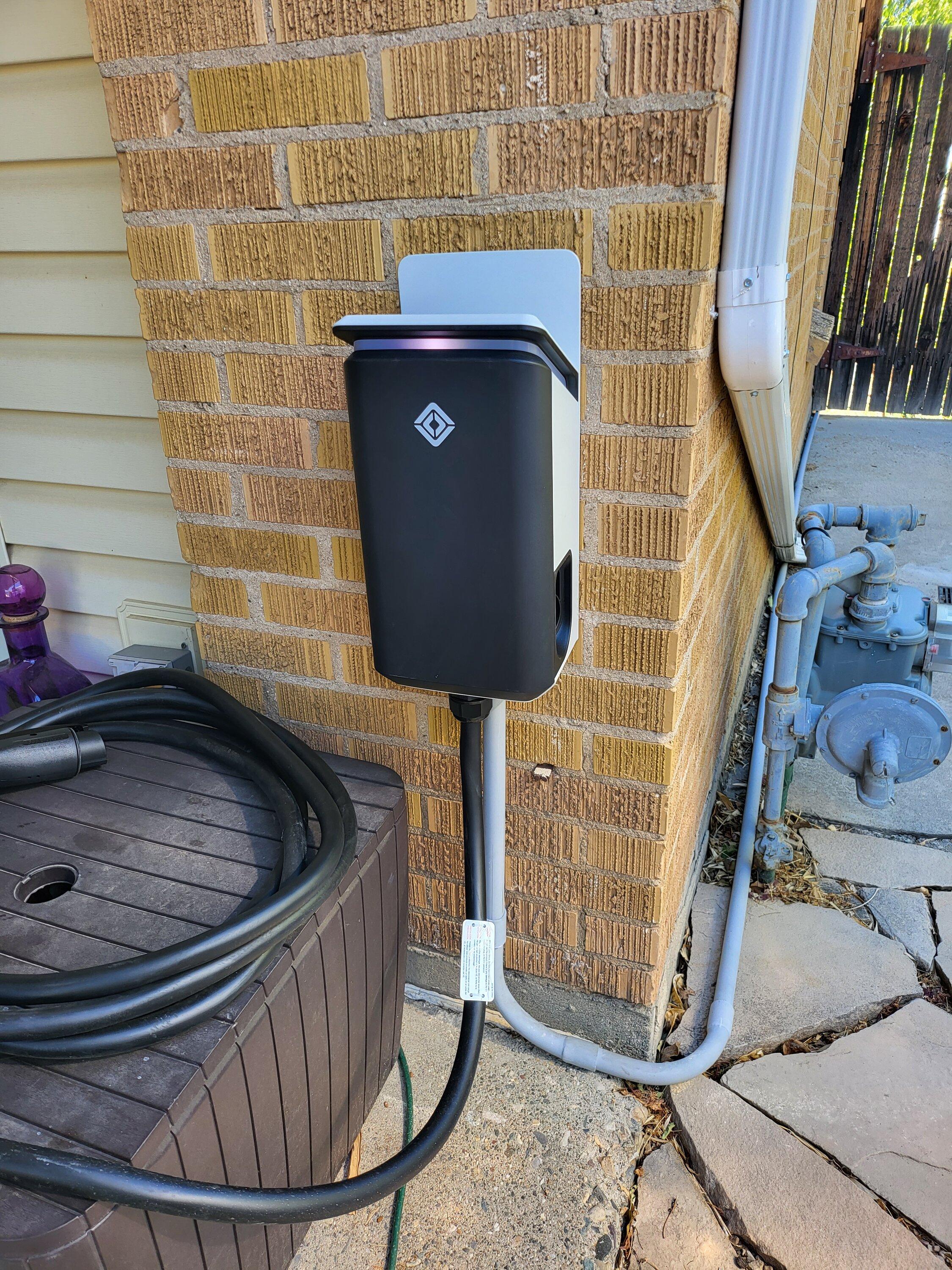 Rivian R1T R1S Show off your Level 2 Home Charger installs here 20220901_153828