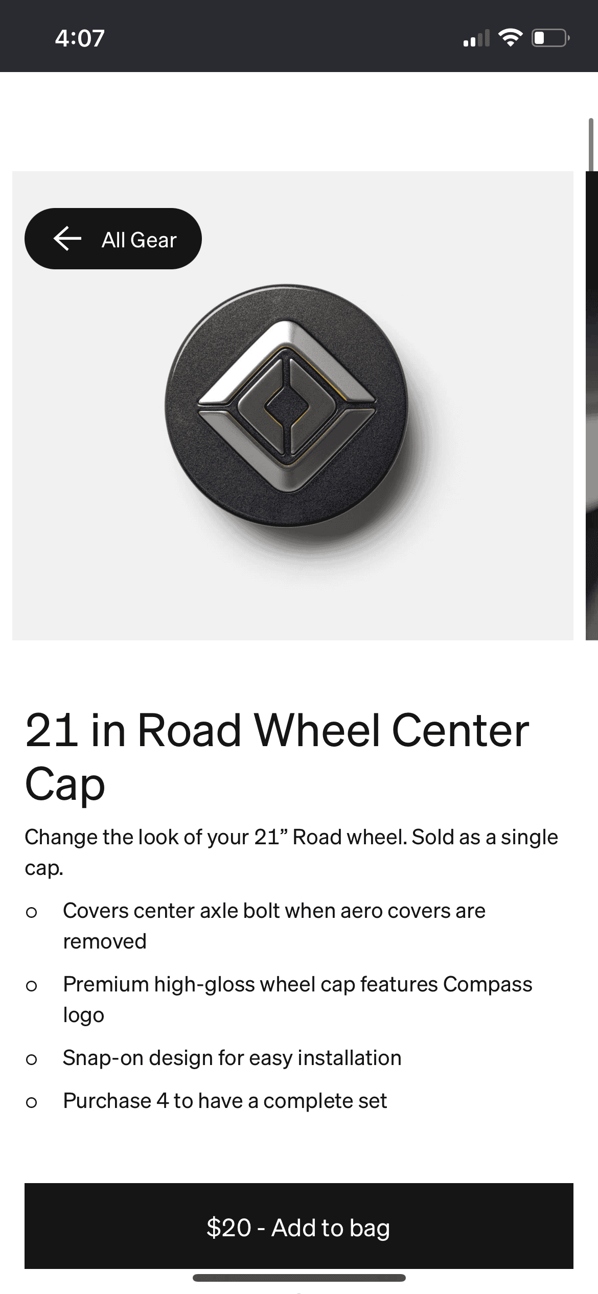 Rivian R1T R1S 21" Road Wheel Center Caps Available! EEFAFCDF-52FB-46DD-BA80-0E9517DDC22B