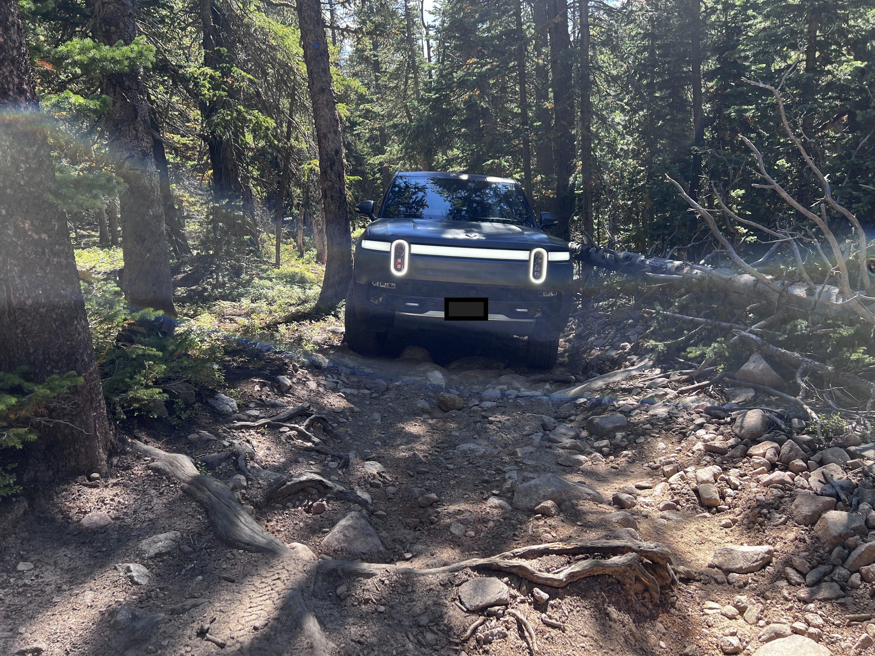 Rivian R1T R1S R1T off-road in CO IMG_3308