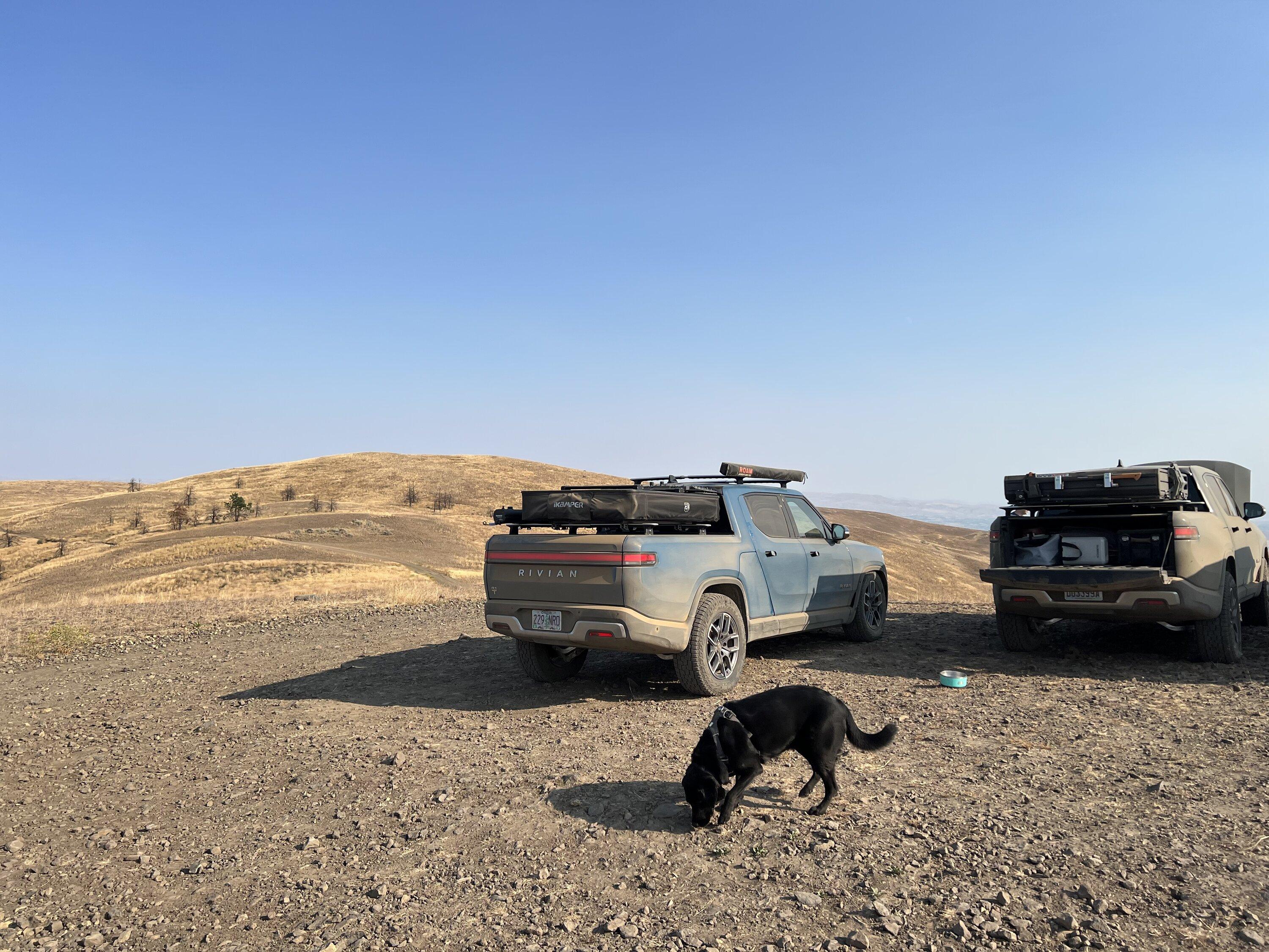 Rivian R1T R1S Broken Suspension on R1T ? during PNW Rivian group trip: WA BDR. EA31A144-C396-4A53-968A-987B8CF48829