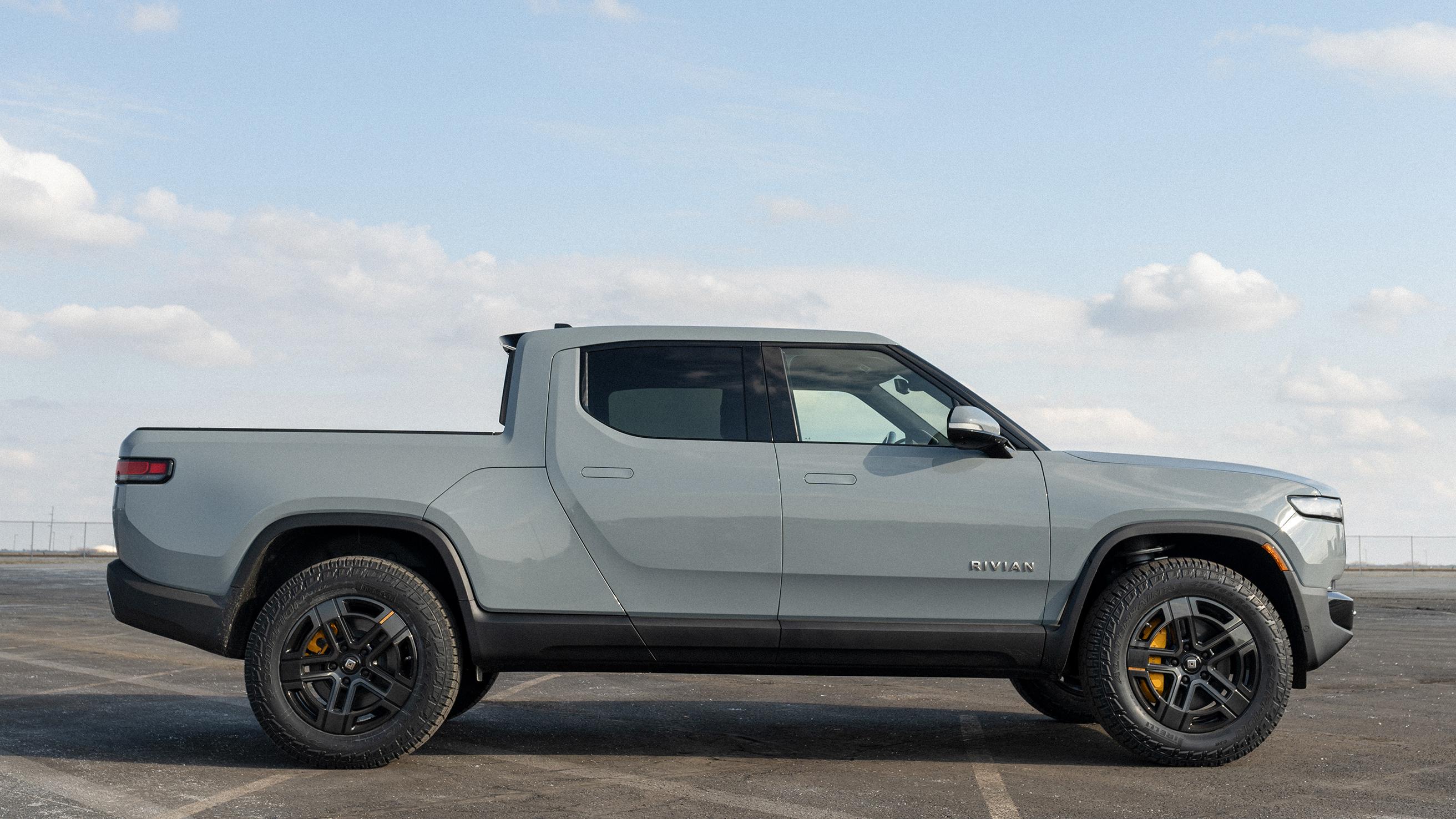 Rivian R1T R1S Limestone. It's real. Official from Rivian 2E3A153C-C2AD-4B63-AE46-EA3D0AAF0CAA