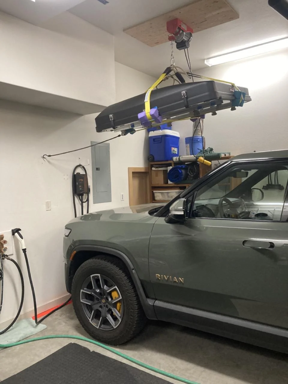 Rivian R1T R1S Show off your Level 2 Home Charger installs here JuiceBox connection Larg