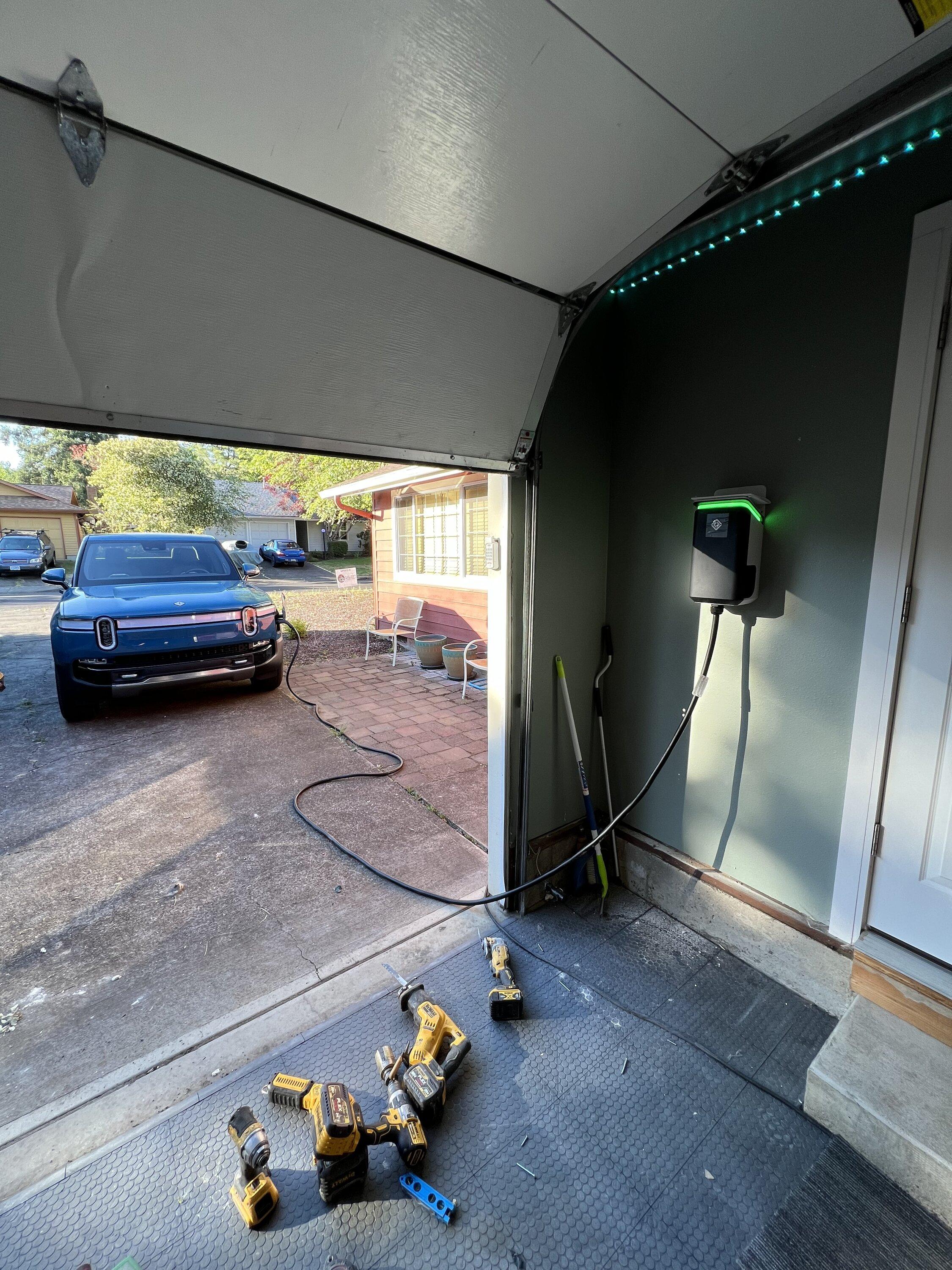 Rivian R1T R1S Show off your Level 2 Home Charger installs here BCE9BA83-CB26-439B-9BF1-0668ABEF4F15
