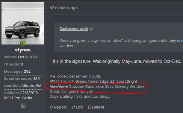 Rivian R1T R1S Any R1S pre-orders hear from guides recently? 1662493823341