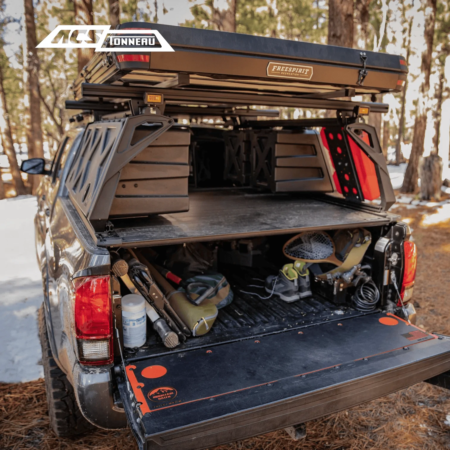 Rivian R1T R1S Hairbrained Idea - T-track Mount for Bed Rack 1662575885300