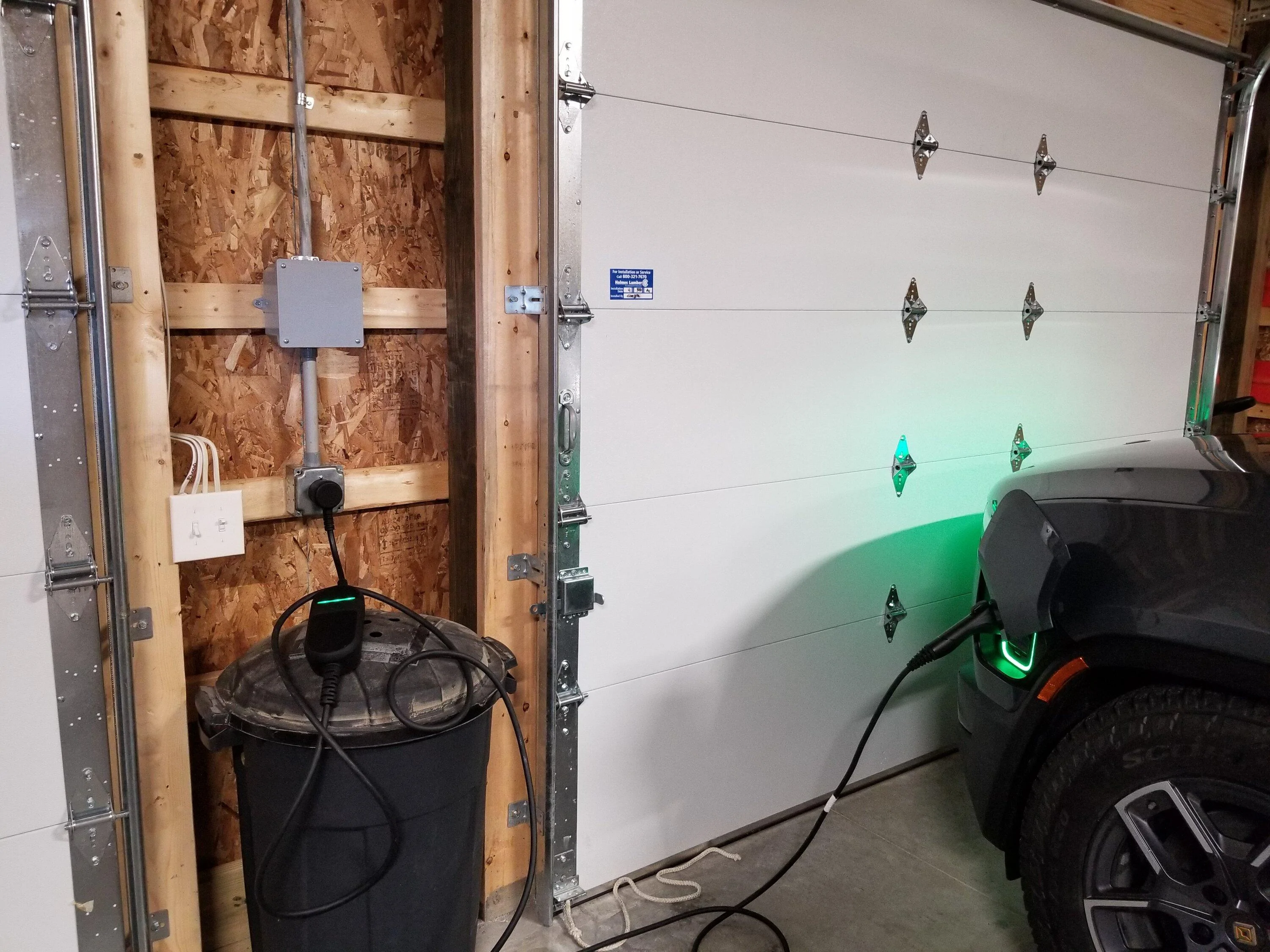 Rivian R1T R1S Show off your Level 2 Home Charger installs here 20220907_152525