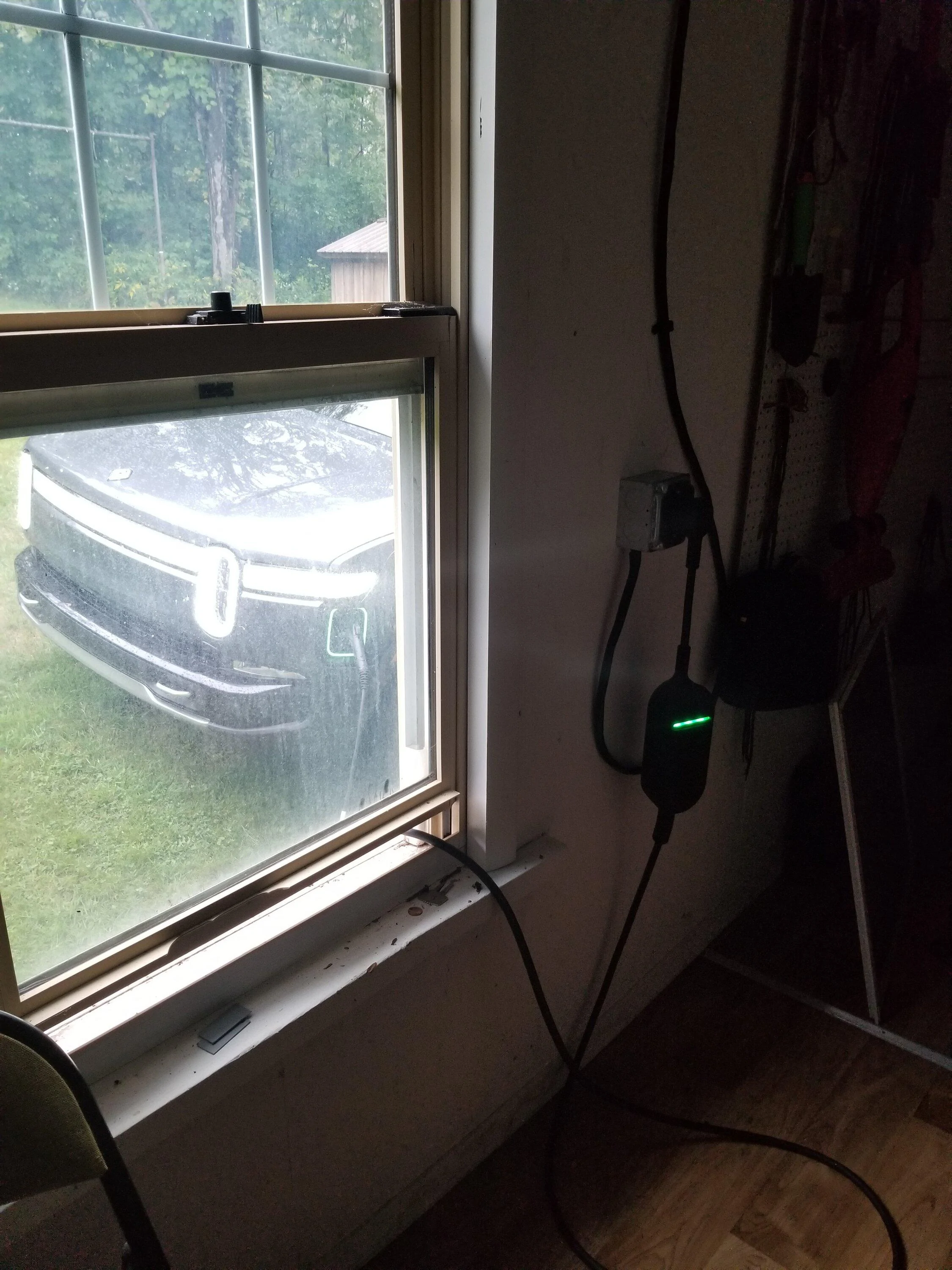 Rivian R1T R1S Show off your Level 2 Home Charger installs here 20220905_091132