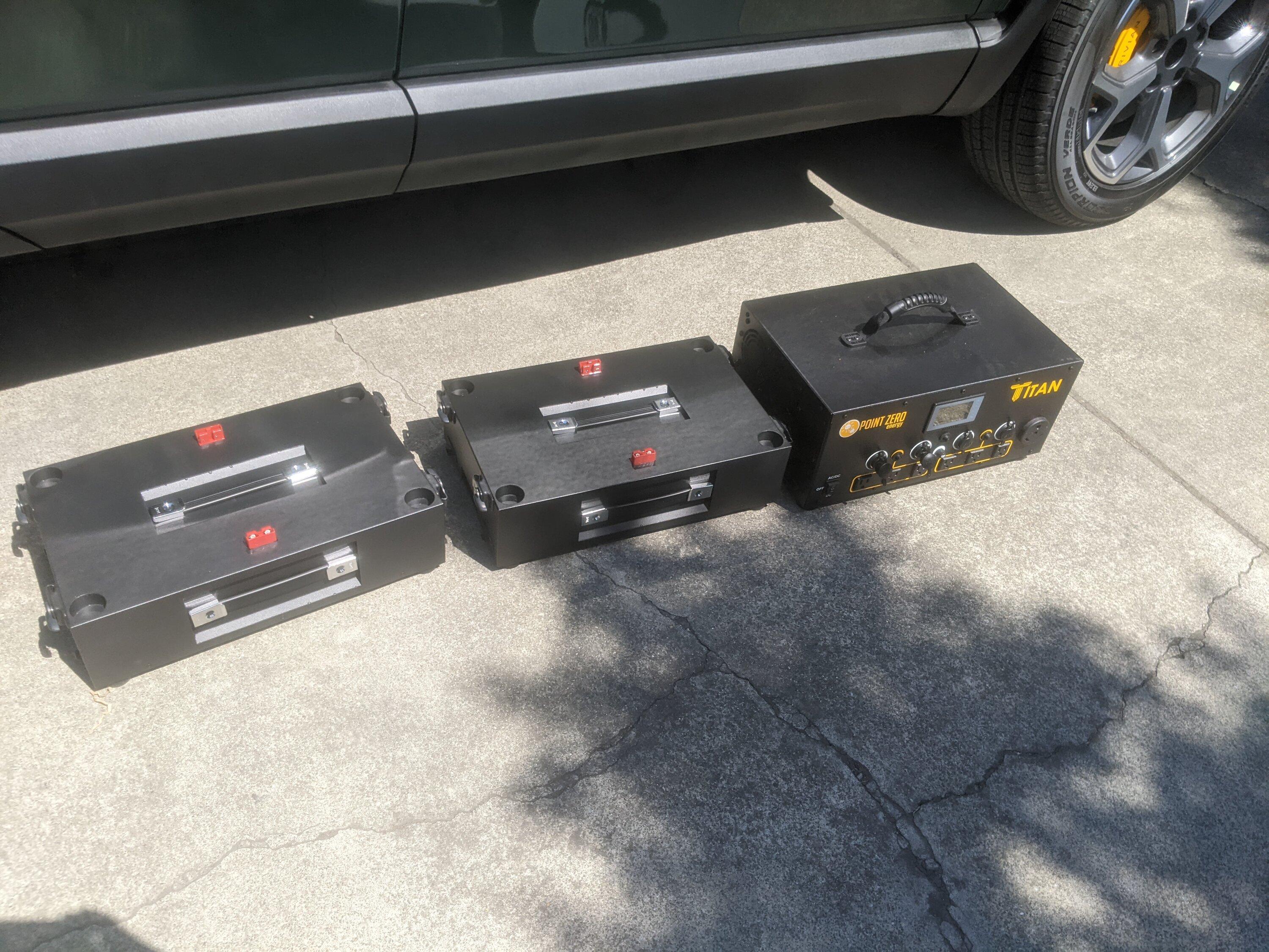 Rivian R1T R1S Experiment: PointZero Titan solar generator in an R1T PXL_20220907_195903438