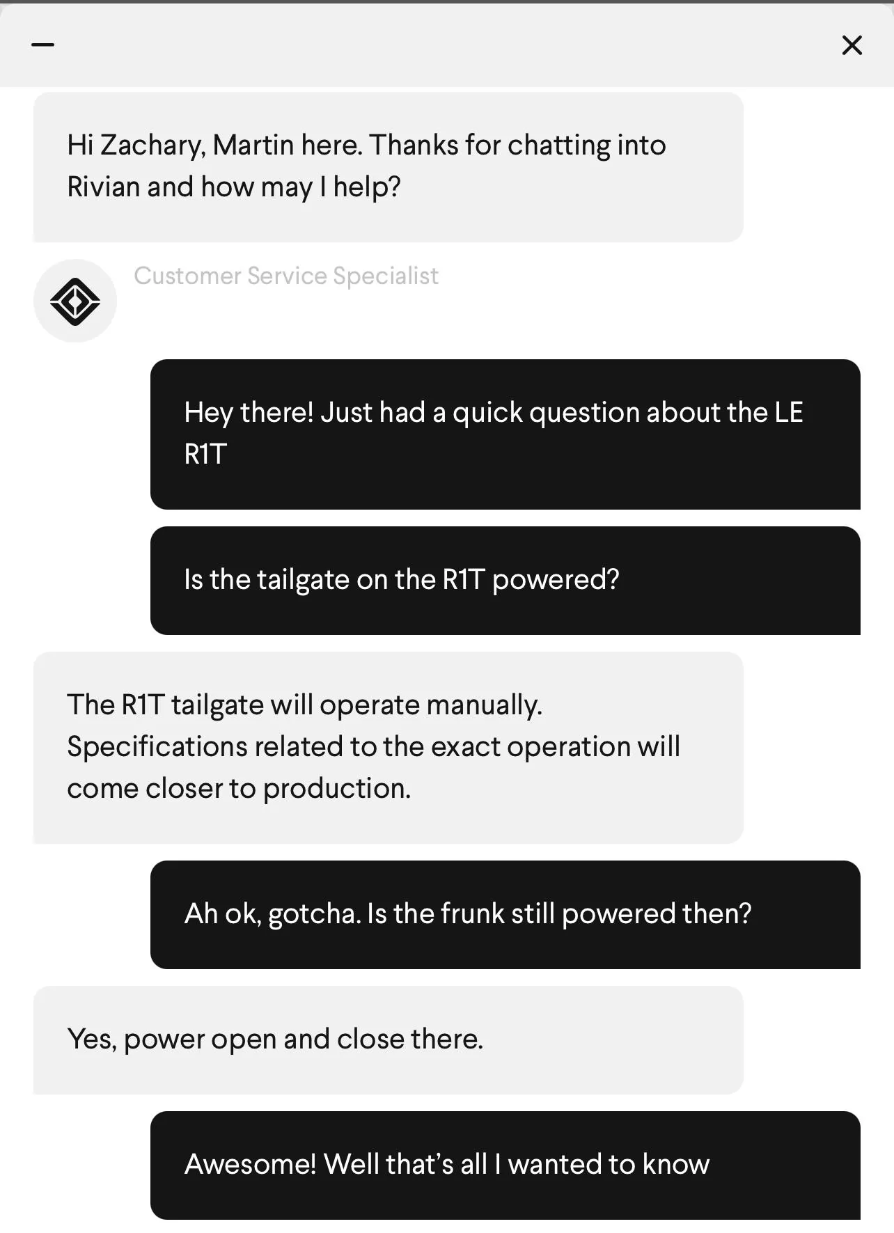 Rivian R1T R1S Rivian confirms POWERED tailgate has now been KILLED B99A3A01-721B-4174-A748-18EEC9845CC5