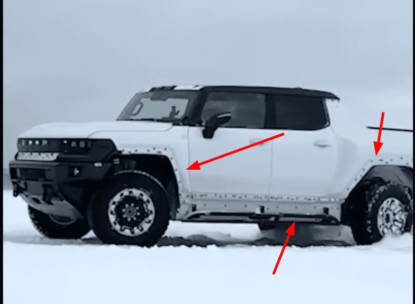 Rivian R1T R1S Snow fun with the Hummer EV 2021-02-18_06-56